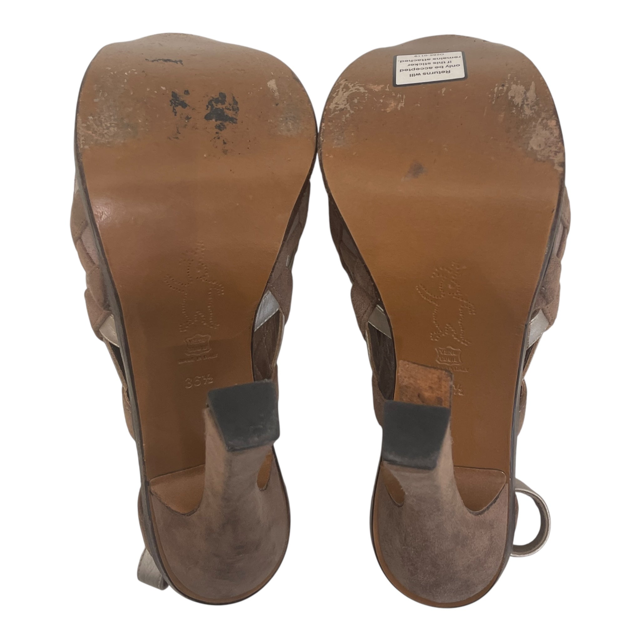 MARNI/Heels/EU 36.5/Suede/CML/ELASTIC BACK STRAP view 4