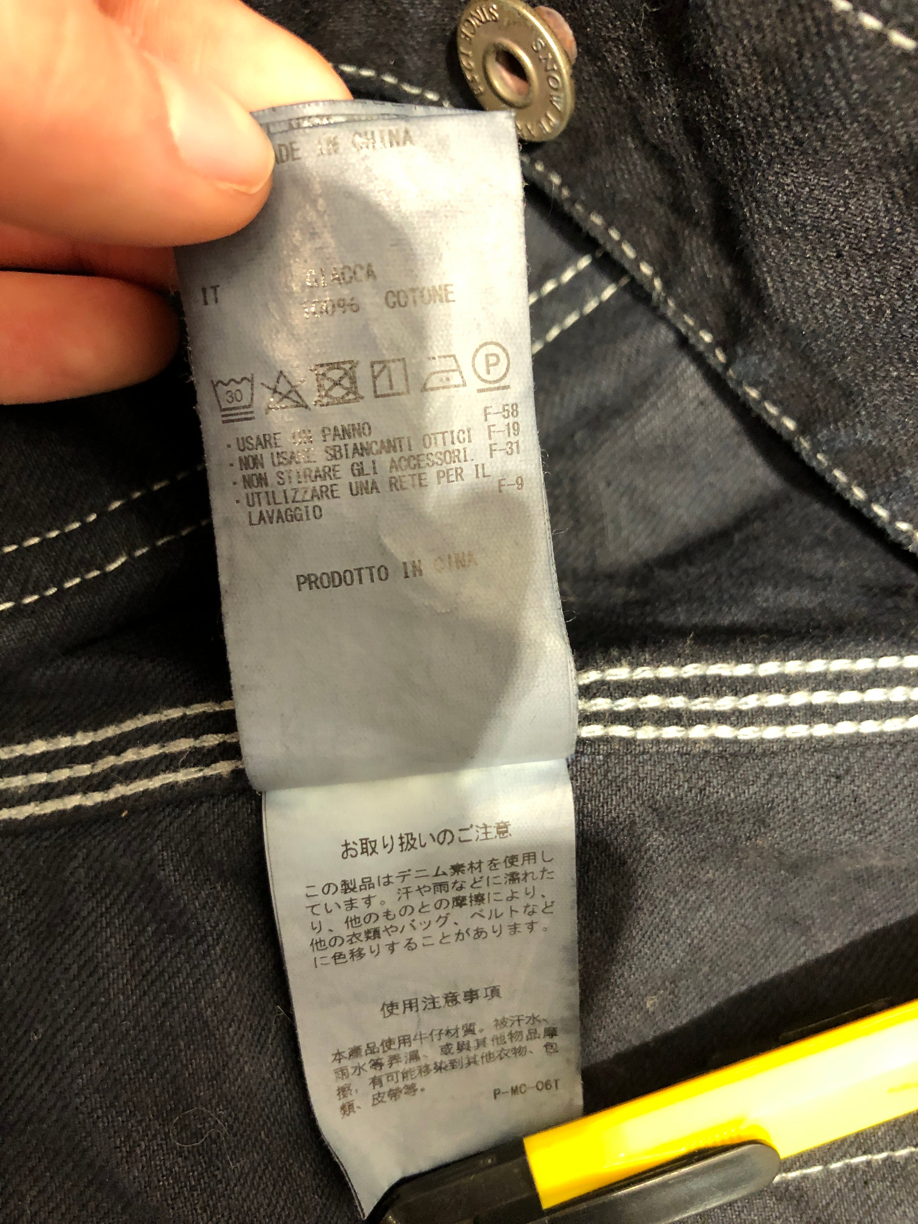 snow peak/Denim Jkt/M/Cotton/BLK/black coverall denim chore view 6