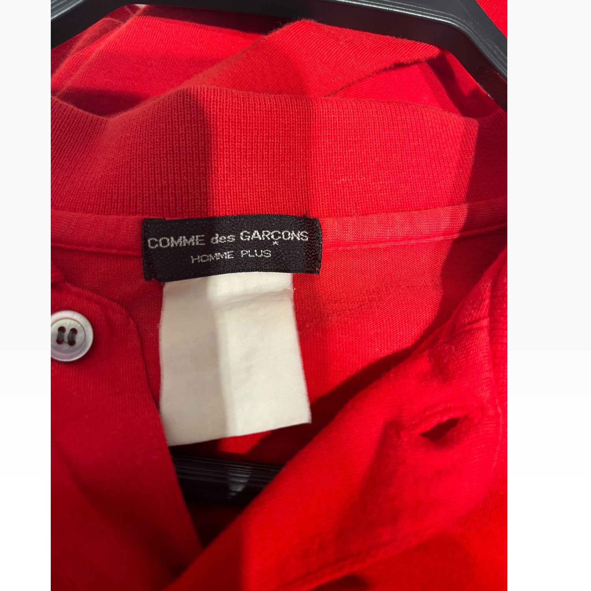 COMME des GARCONS HOMME PLUS/LS Shirt/Cotton/RED/ view 3