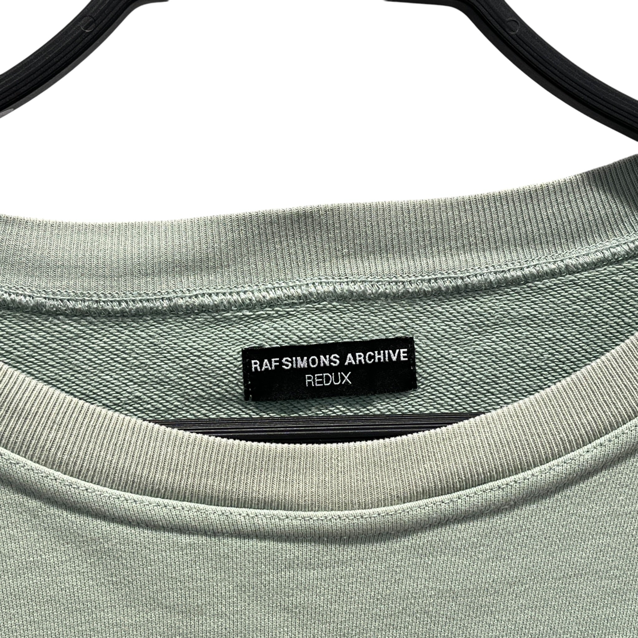 RAF SIMONS/Sweatshirt/XL/Cotton/GRN/NEBRASKA/ARCHIVE REDUX view 4