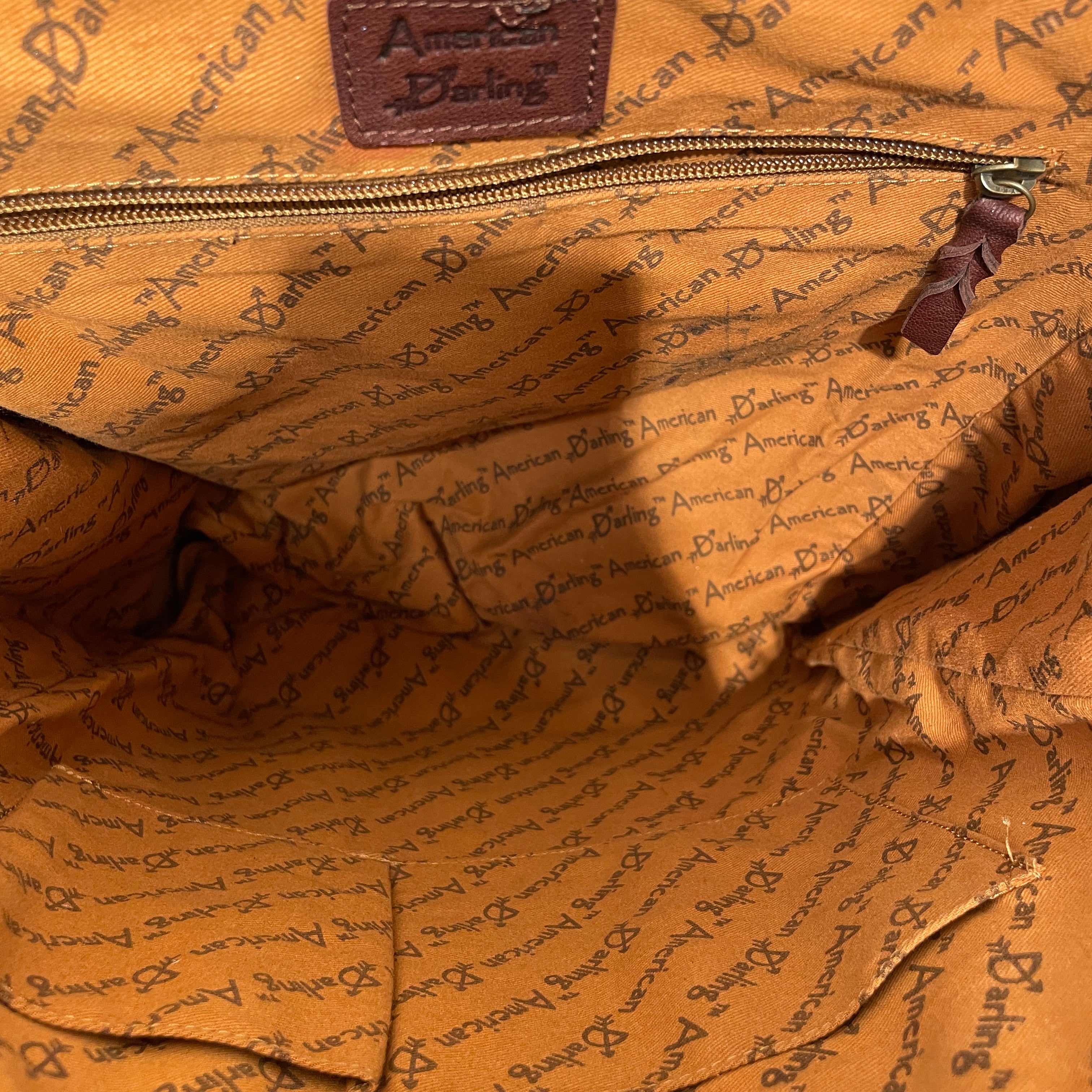 AMERICAN DARLING/Backpack/Animal Pattern/Cowhide/WHT/DANGLE BAG view 4