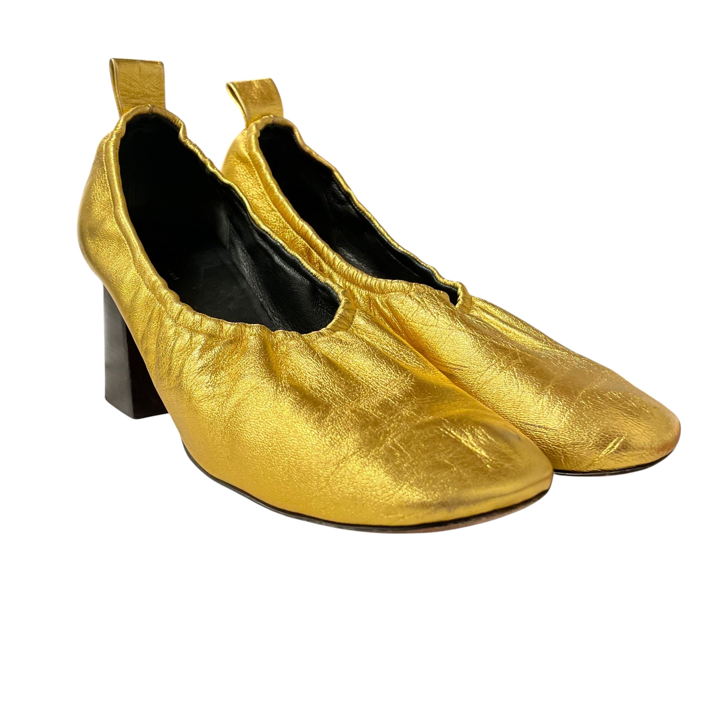CELINE/Heels/EU 38.5/Iridescent/Leather/GLD/ view 1