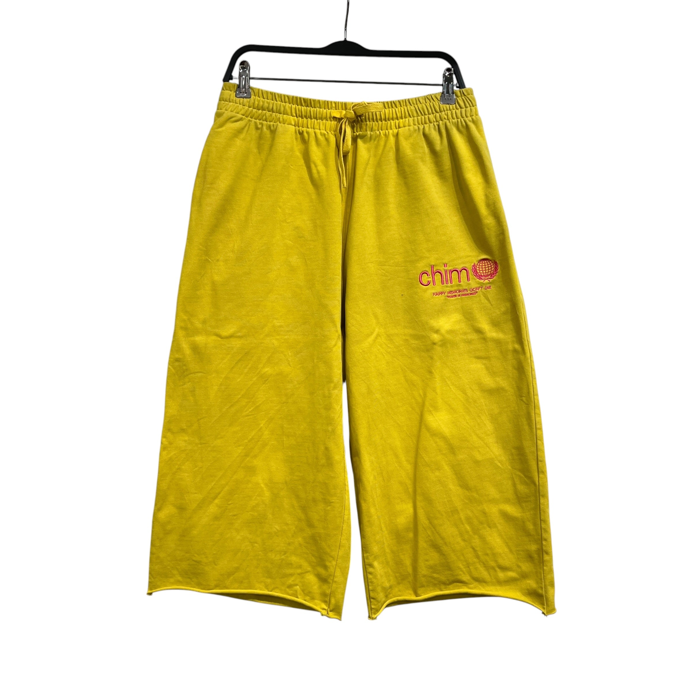 HMDD(Happy Memories Don't Die)/Shorts/M/Cotton/YEL/Chim Embroidered view 1
