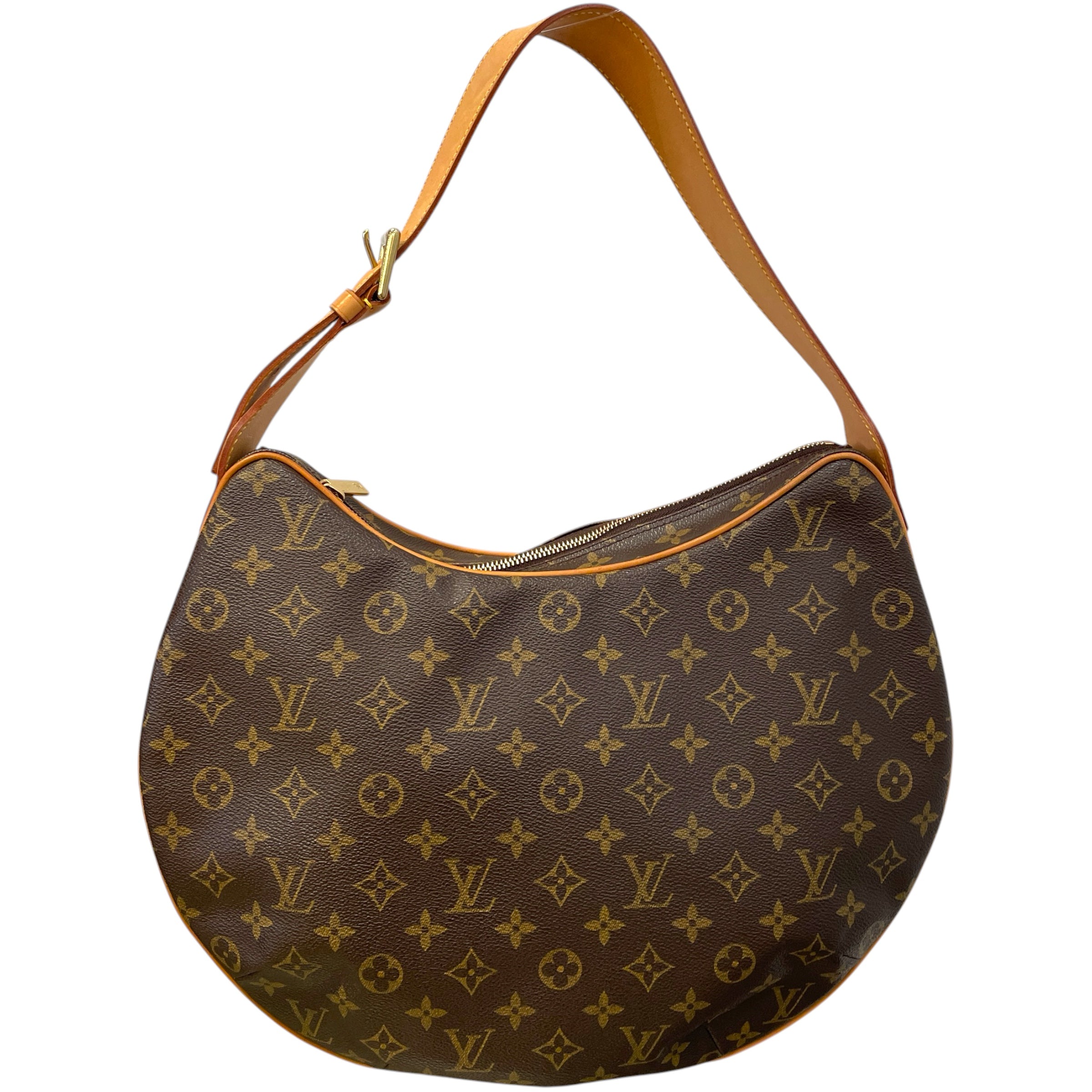 LOUIS VUITTON/Bag/Monogram/Leather/BRW/croissant gm view 1