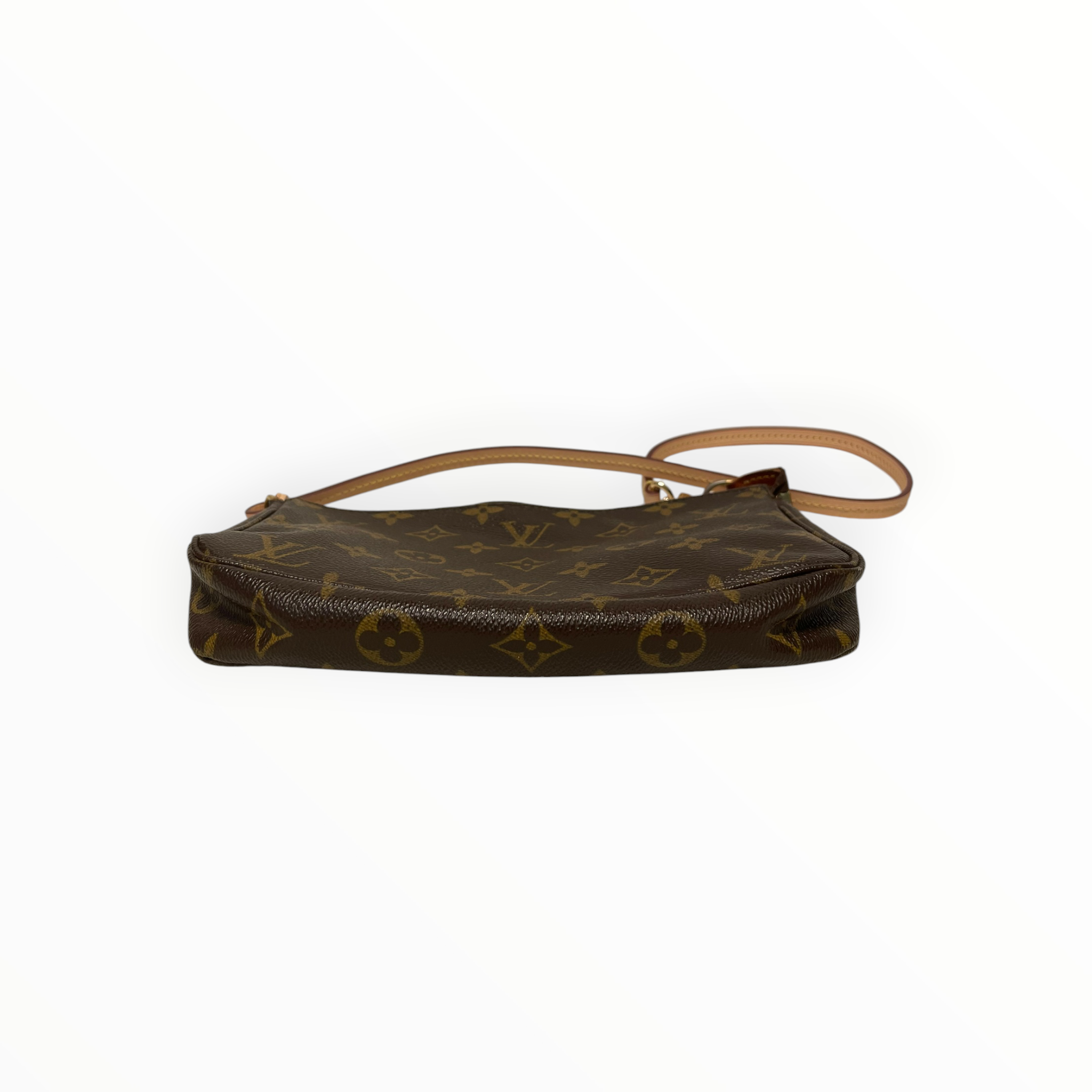 LOUIS VUITTON/Clutch Bag/Monogram/Leather/BRW/POCHETTE view 3