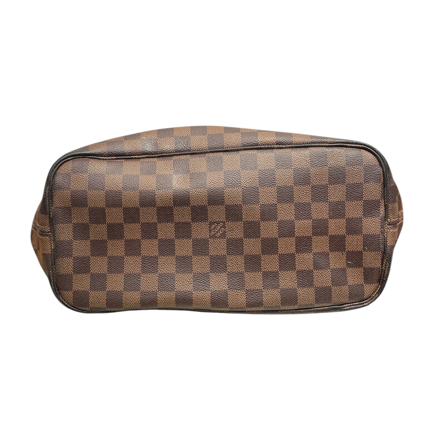 LOUIS VUITTON/Tote Bag/Leather/BRW/Damier Ebene Neverfull MM view 5