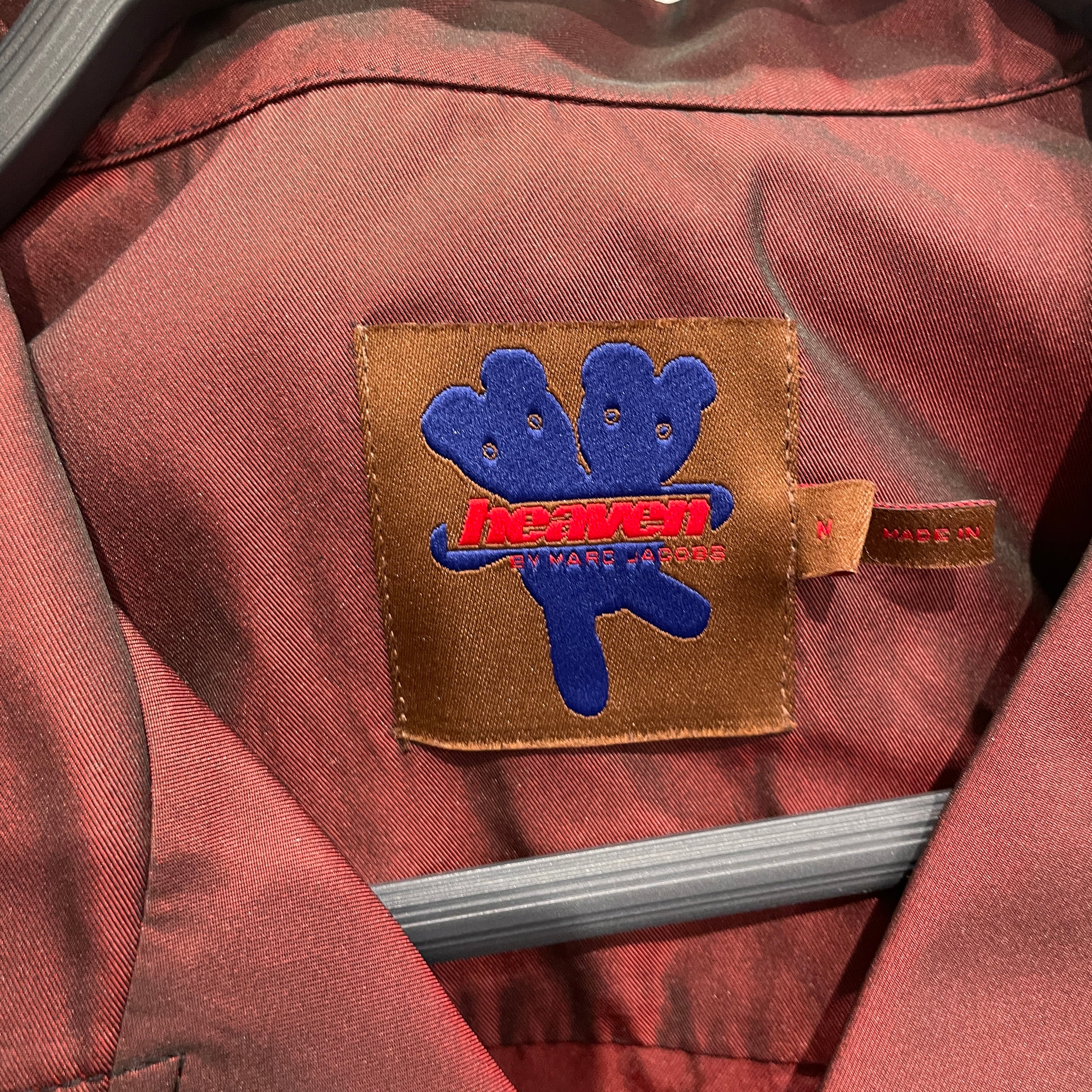 Heaven By Marc Jacobs/Shirt/M/Polyester/BRD/DOUBLE BEAR HEAD PATCH view 3