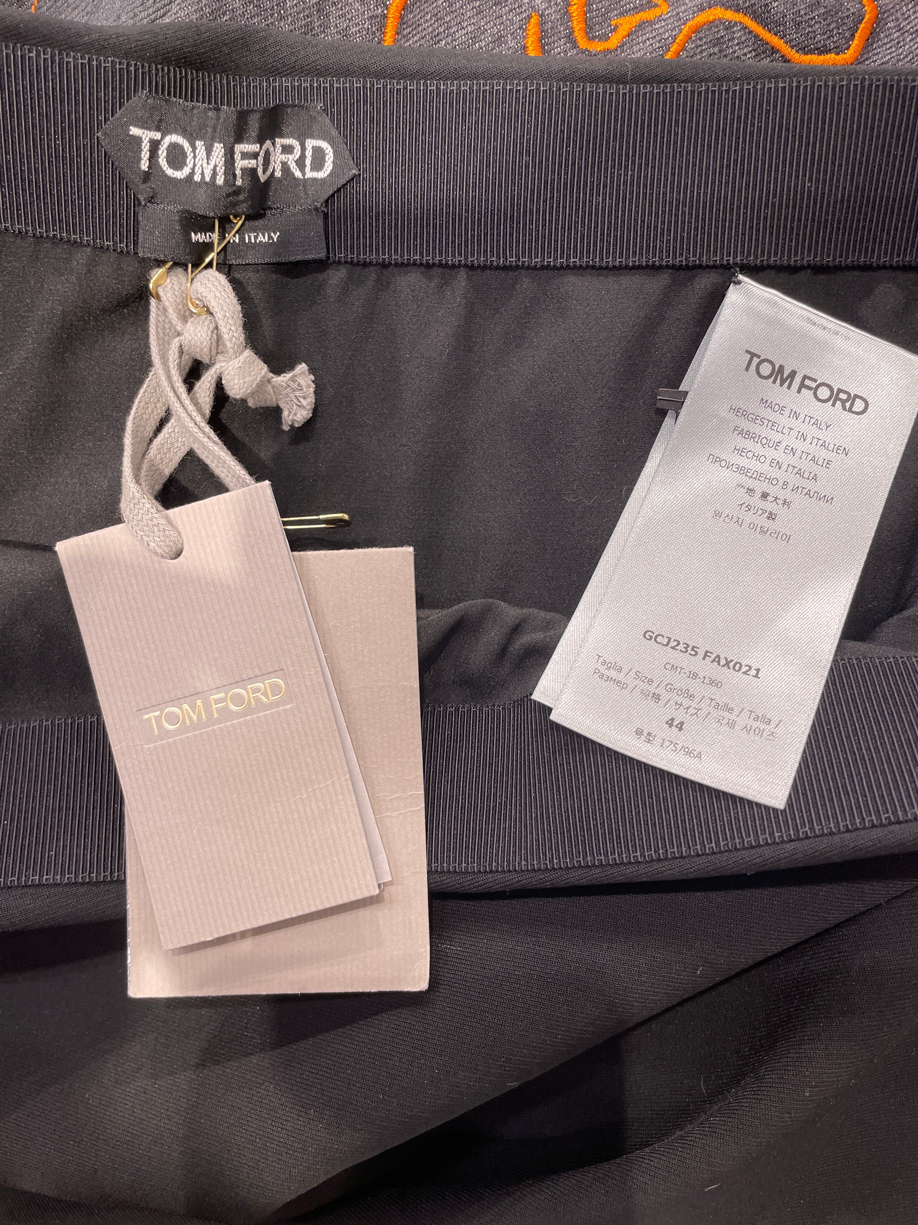 TOM FORD/SL Dress/44/Polyester/BLK/ROUCHED STRAPLESS DRESS view 3