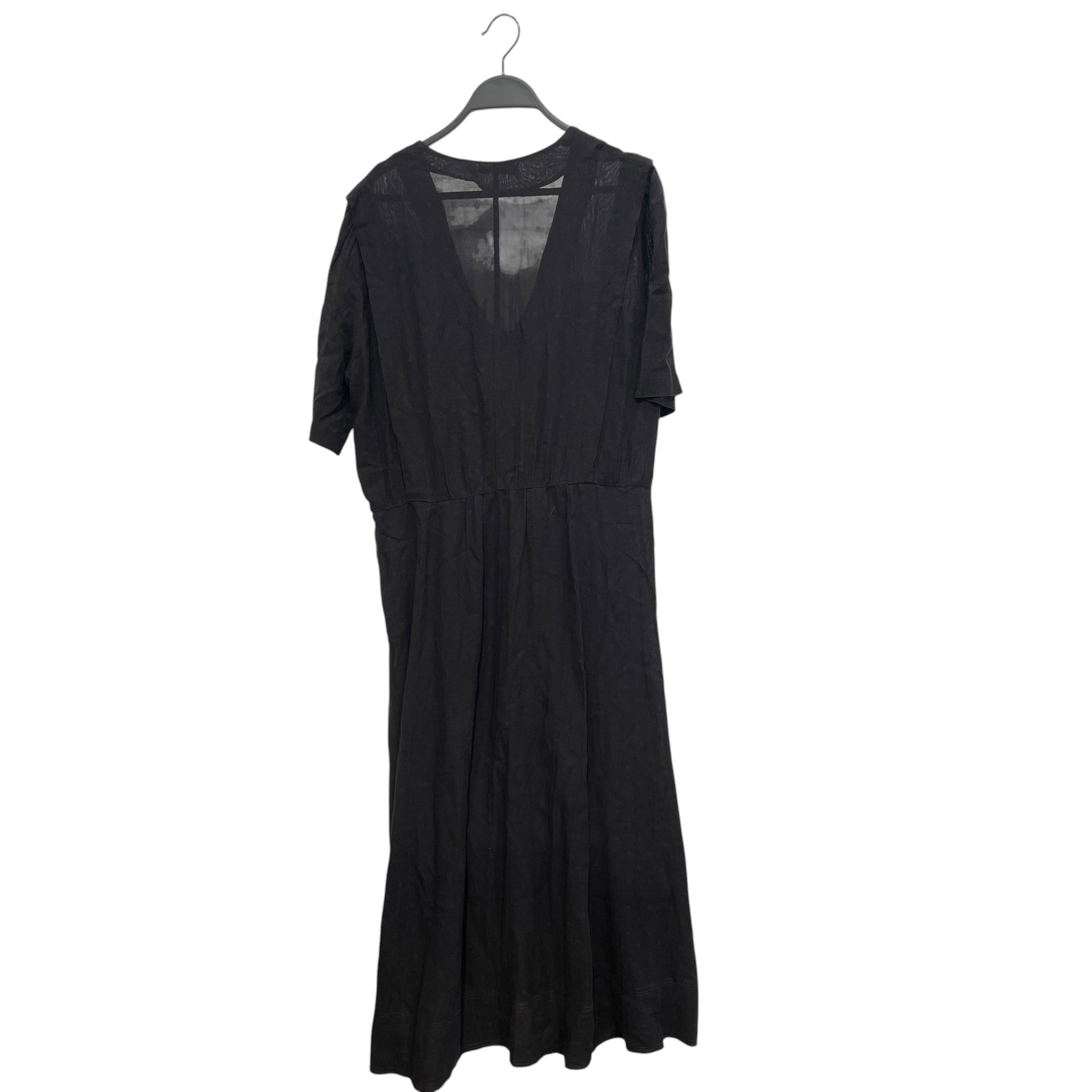 ISABEL MARANT ETOILE/Shirt Dress/42/Cotton/BLK/MAXI T SHIRT DRESS view 2