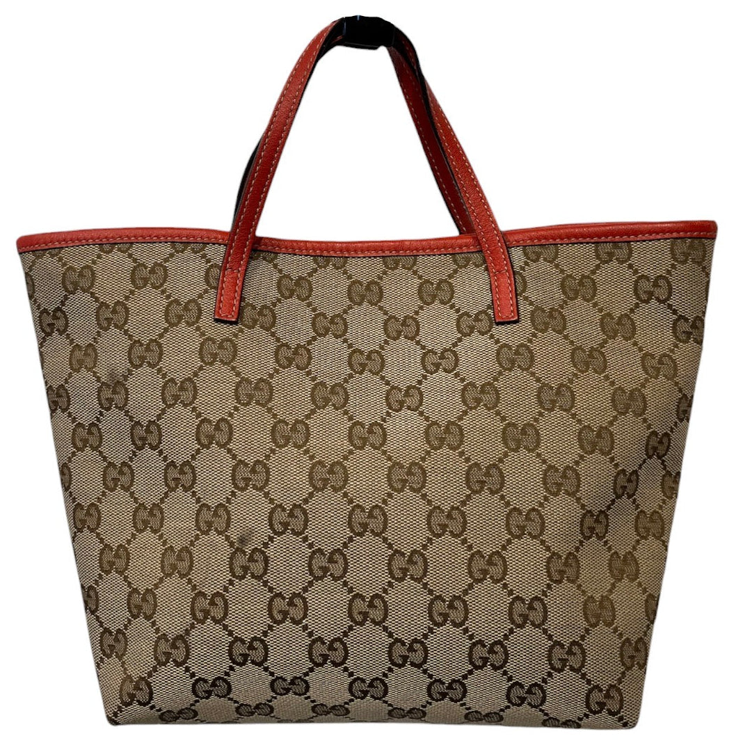 GUCCI/Hand Bag/Monogram/Leather/BEG/CANVAS ZOO PARROT view 2