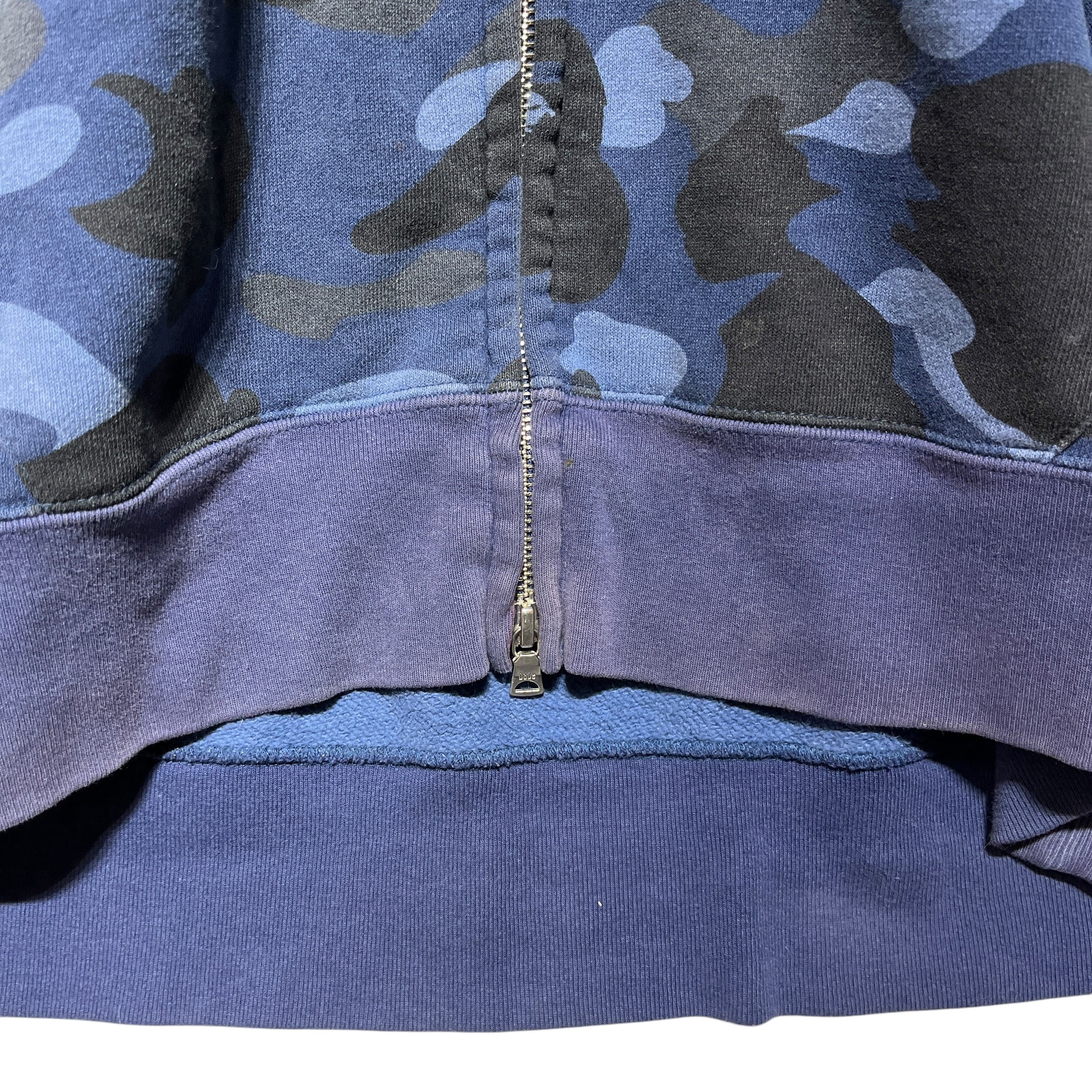 A BATHING APE/Zip Up Hoodie/XXL/Cotton/NVY/ view 4