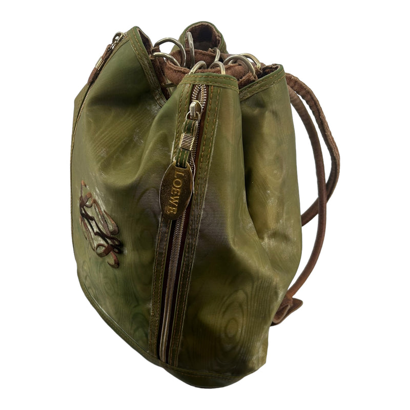 LOEWE/Amazona/Backpack/Green/Polyester/