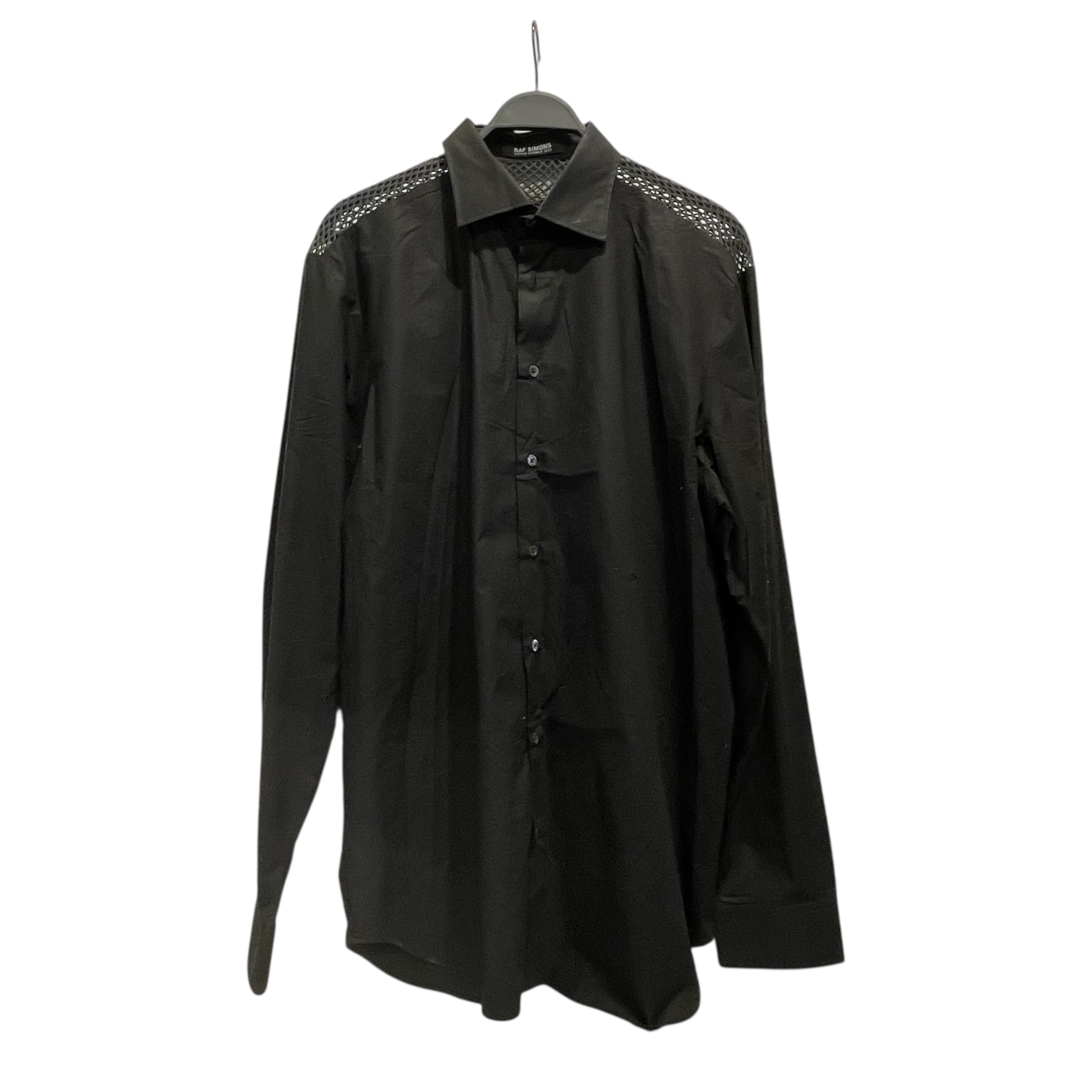 RAF SIMONS/Heavy Sweater/50/Cotton/BLK/SPRING/SUMMER 2023 view 1