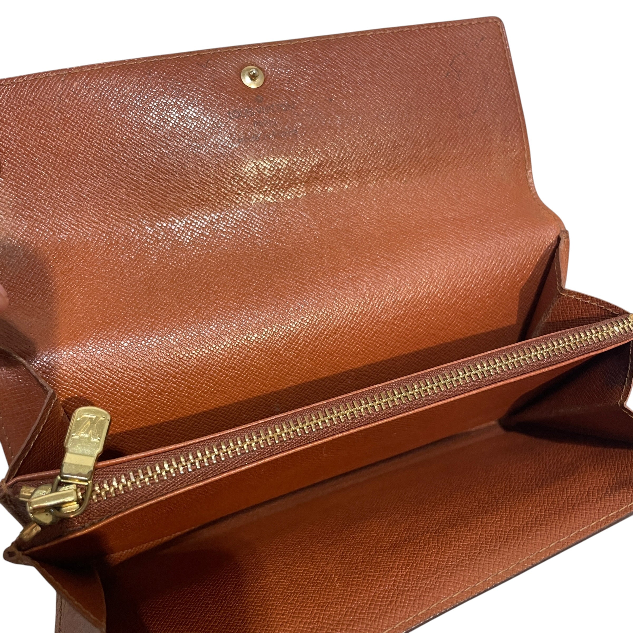 LOUIS VUITTON/Long Wallet/Monogram/Leather/BRW/Sarah Wallet view 5