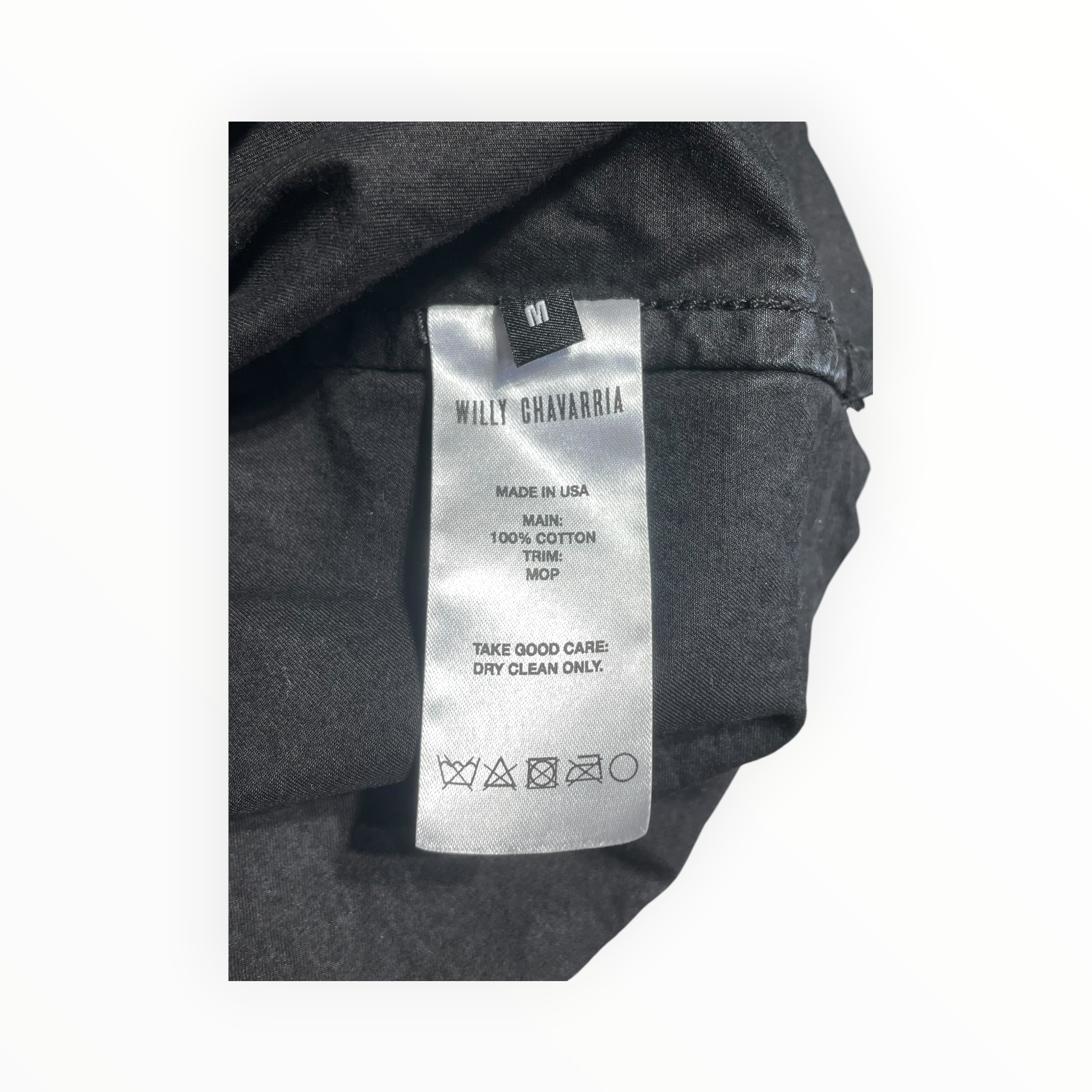 WILLY CHAVARRIA/SS Shirt/M/Cotton/BLK/ view 4