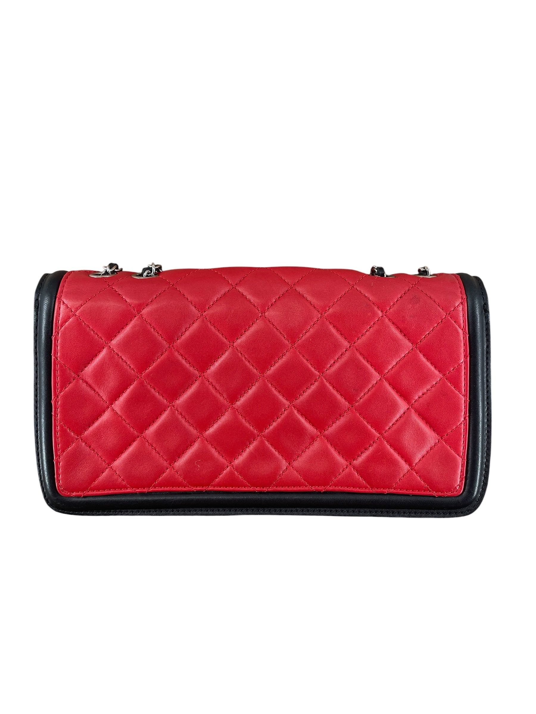 CHANEL/Bag/Leather/MLT/17966051 RED BLK WhT Slvr Hrdw view 2