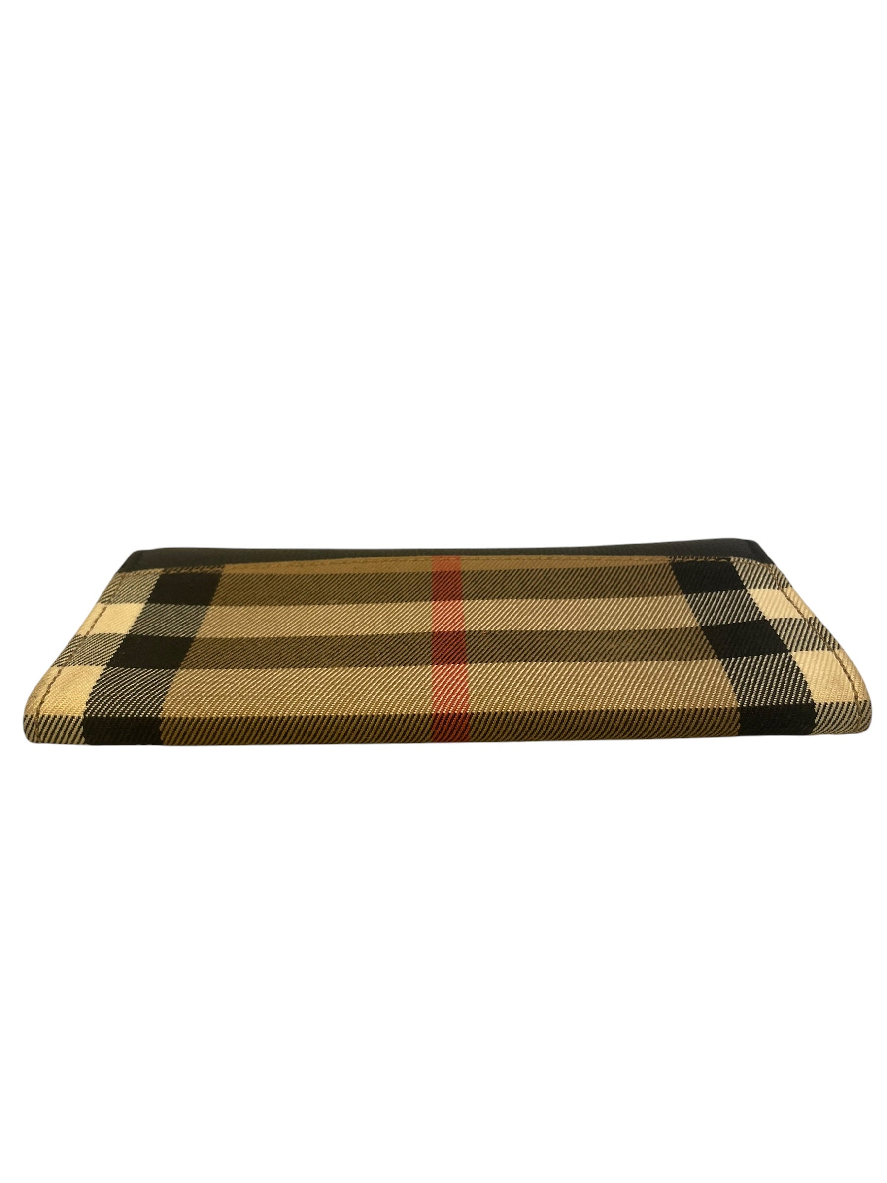 BURBERRY/Long Wallet/Stripe/Leather/CML/L's/two tone/blk flap view 3