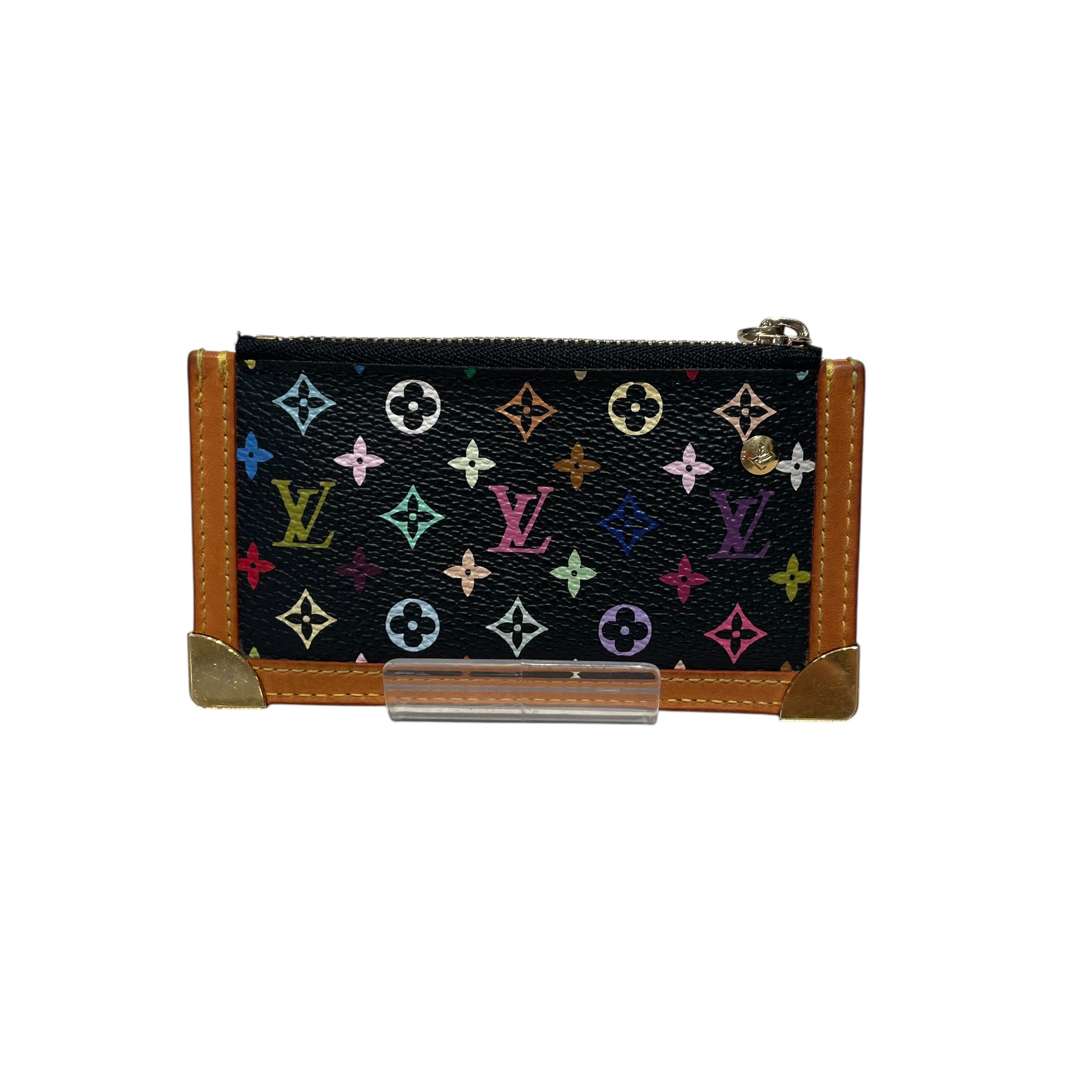 LOUIS VUITTON/Bag/Leather/YEL/Pochette Cles Takashi Murakami view 2