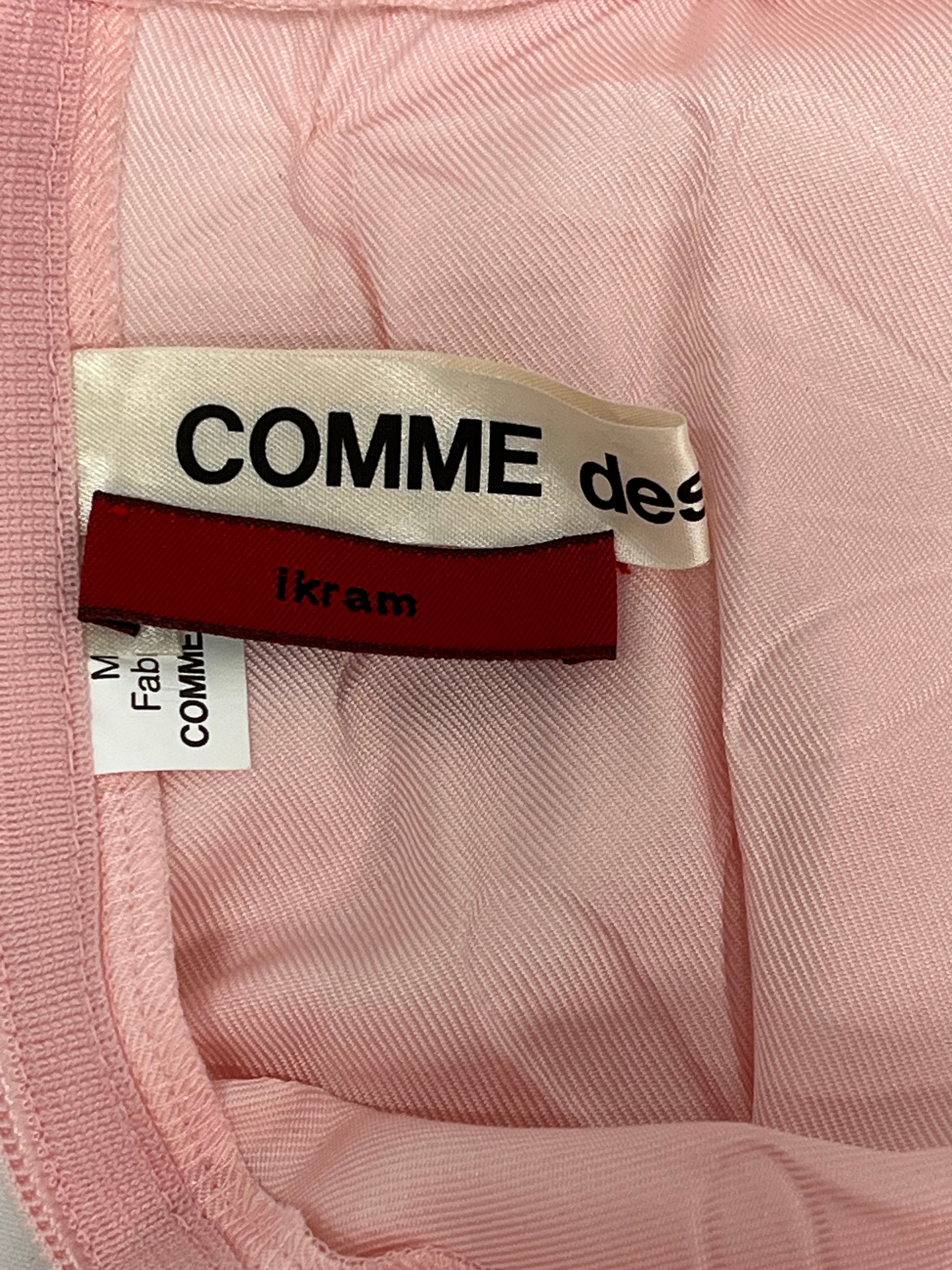 COMME des GARCONS/SS Blouse/S/Floral Pattern/Polyester/PNK/2019B018 DOUBLE LAYER IKRAM view 3