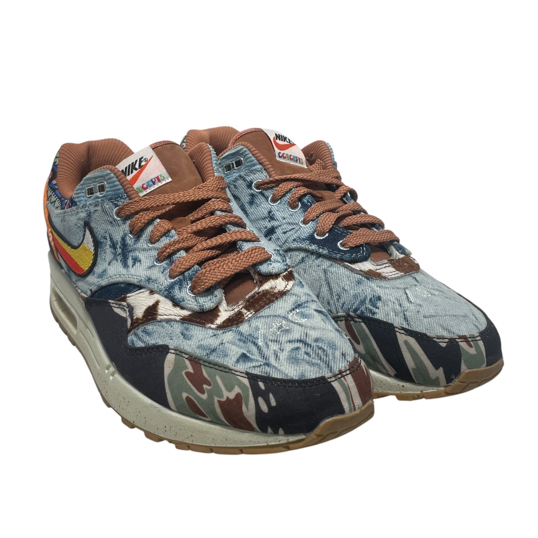NIKE/Low-Sneakers/US 10.5/Cotton/MLT/AIR MAX 1 SP CONCEPTS "HEAVY view 1