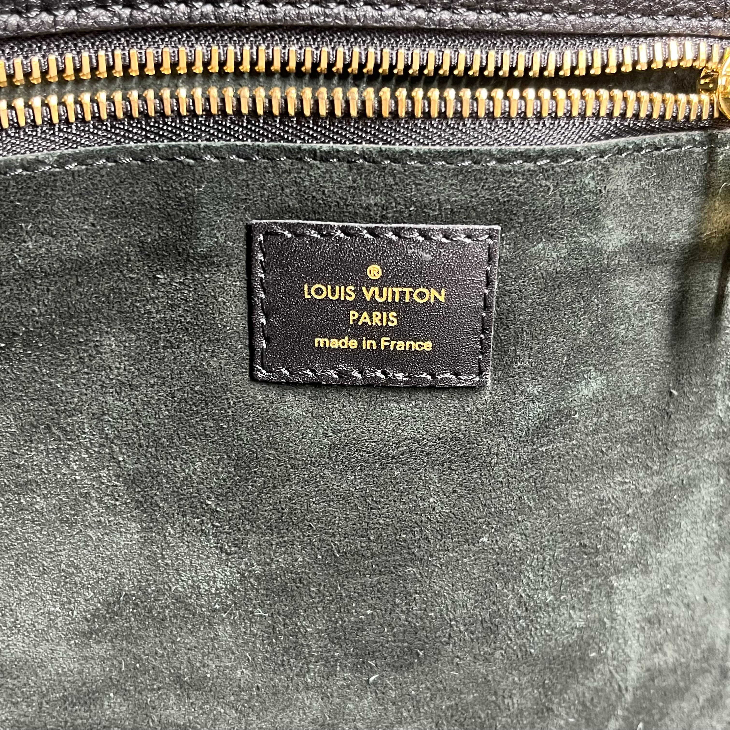 LOUIS VUITTON/Tote Bag/Monogram/Leather/BLK/PM IN BLACK VEAU CACHEMIRE view 4