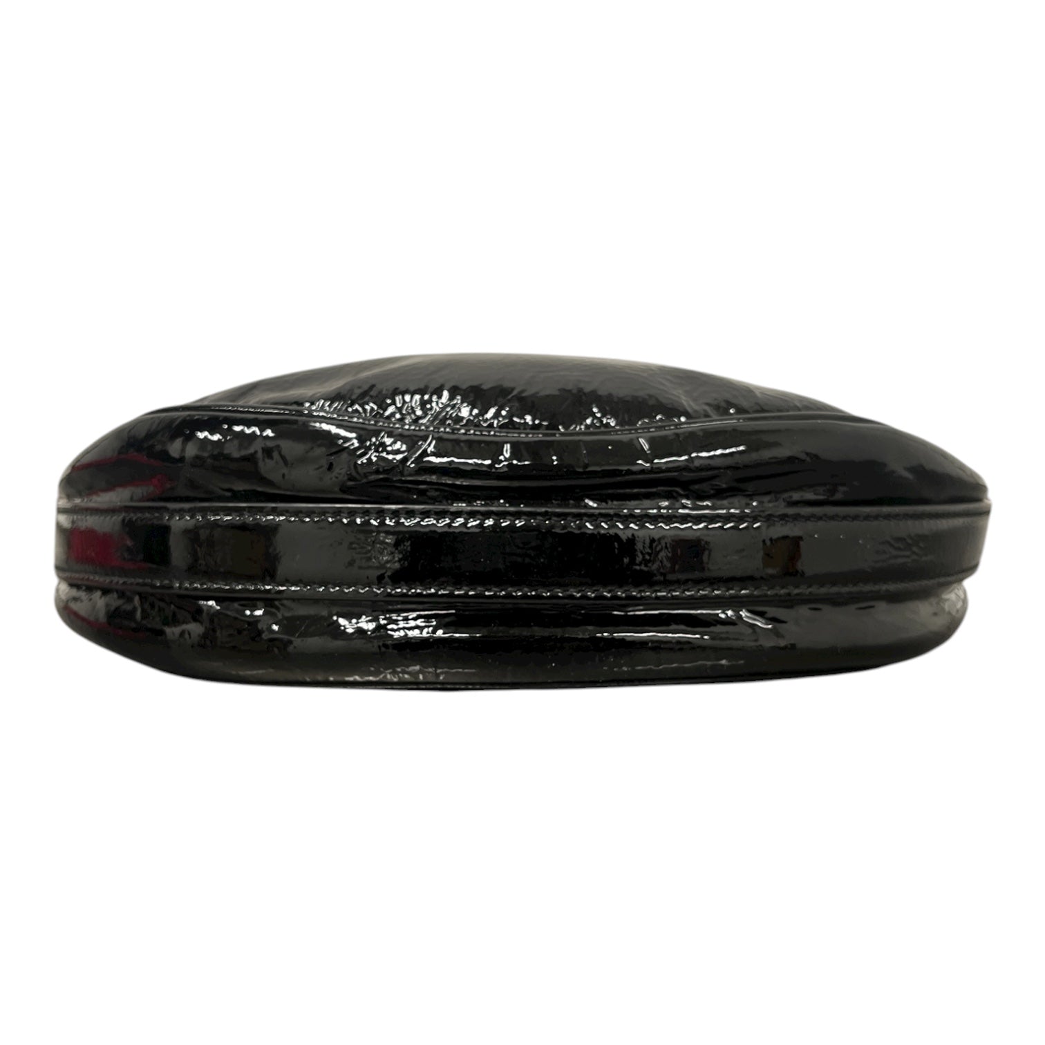 PRADA/Hand Bag/Leather/BLK/Arque Patent Leather view 4