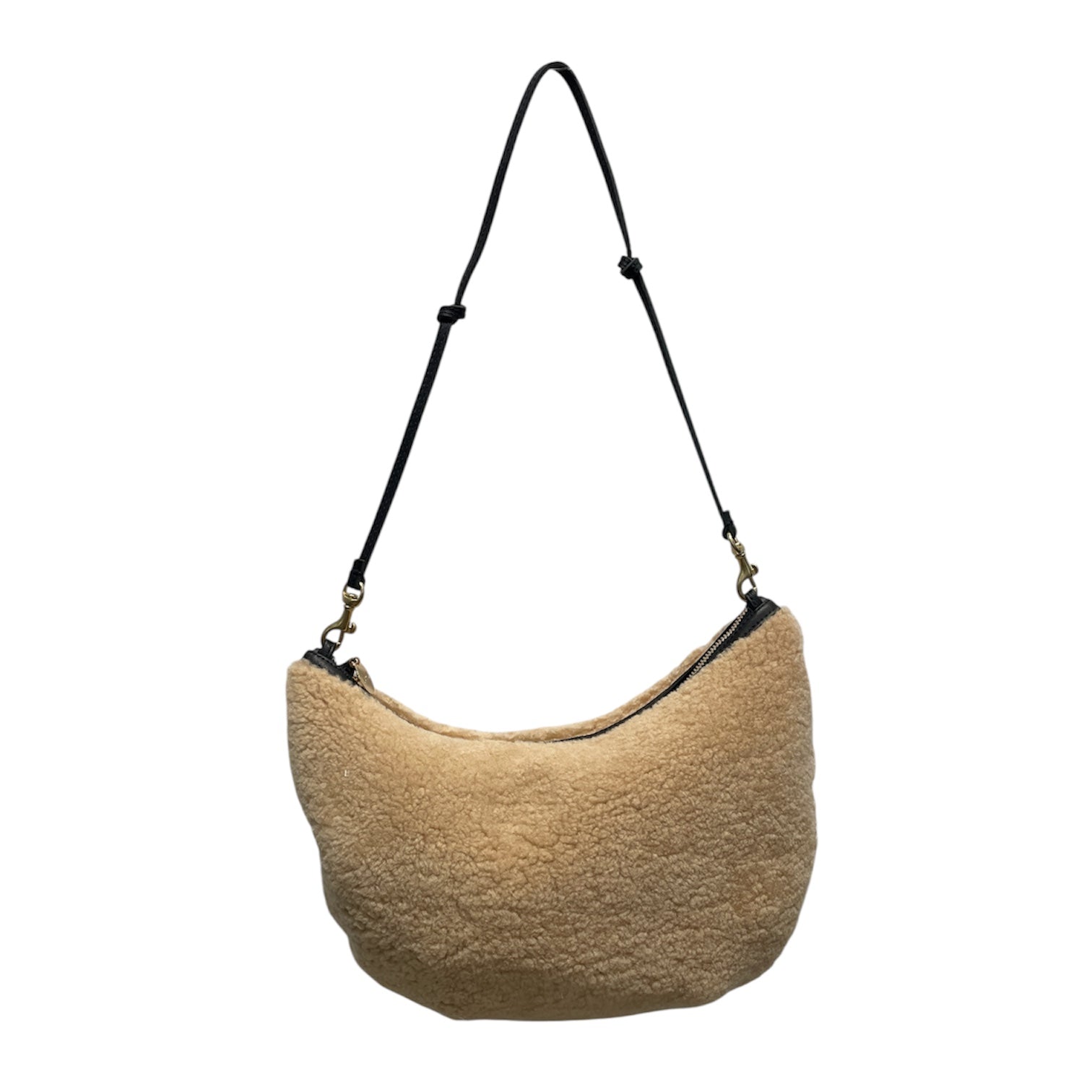 clare v/Bag/BRW/lune shearling bag view 2