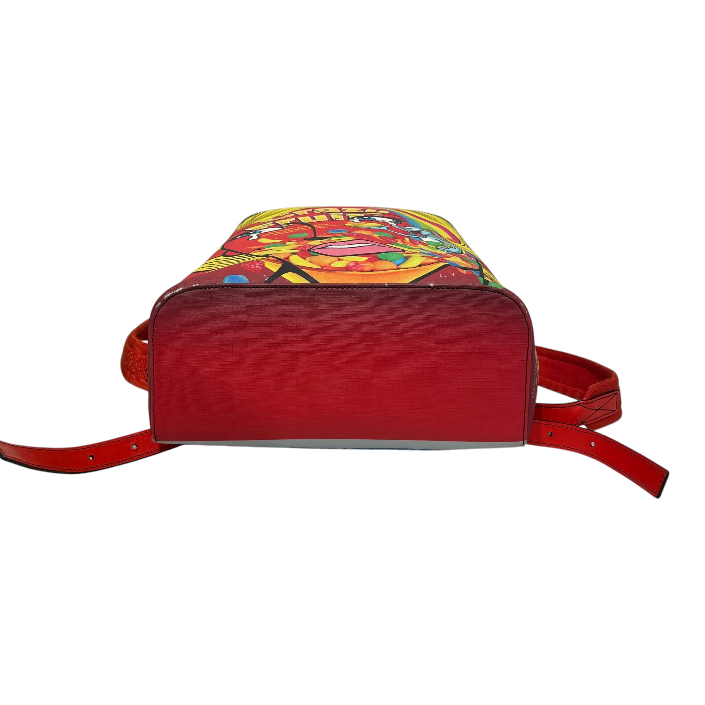 MOSCHINO/Backpack/All Over Print/Polyester/RED/Crazy Fruit view 5