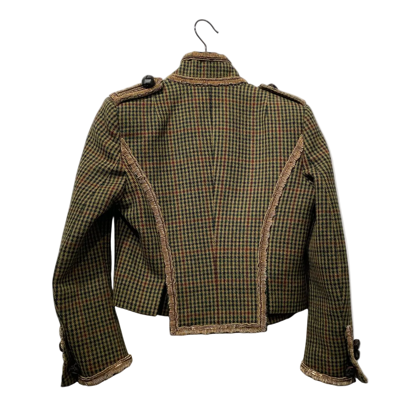DSQUARED2/Tailored Jkt/38/Houndstooth Check/Green/ view 2