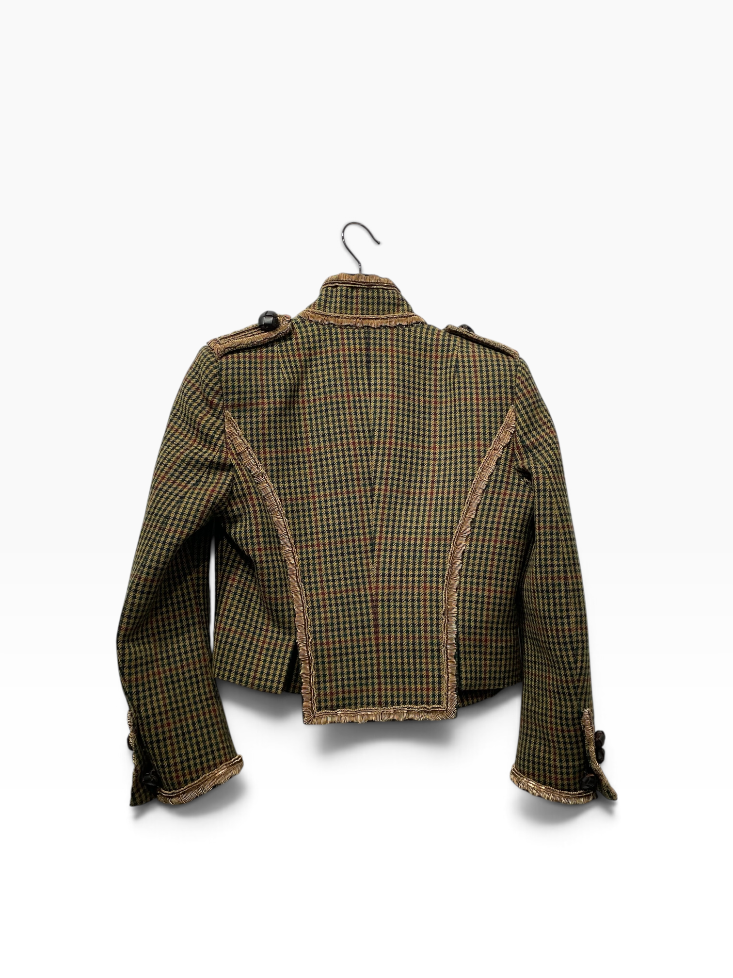 DSQUARED2/Tailored Jkt/38/Houndstooth Check/Green/ view 2