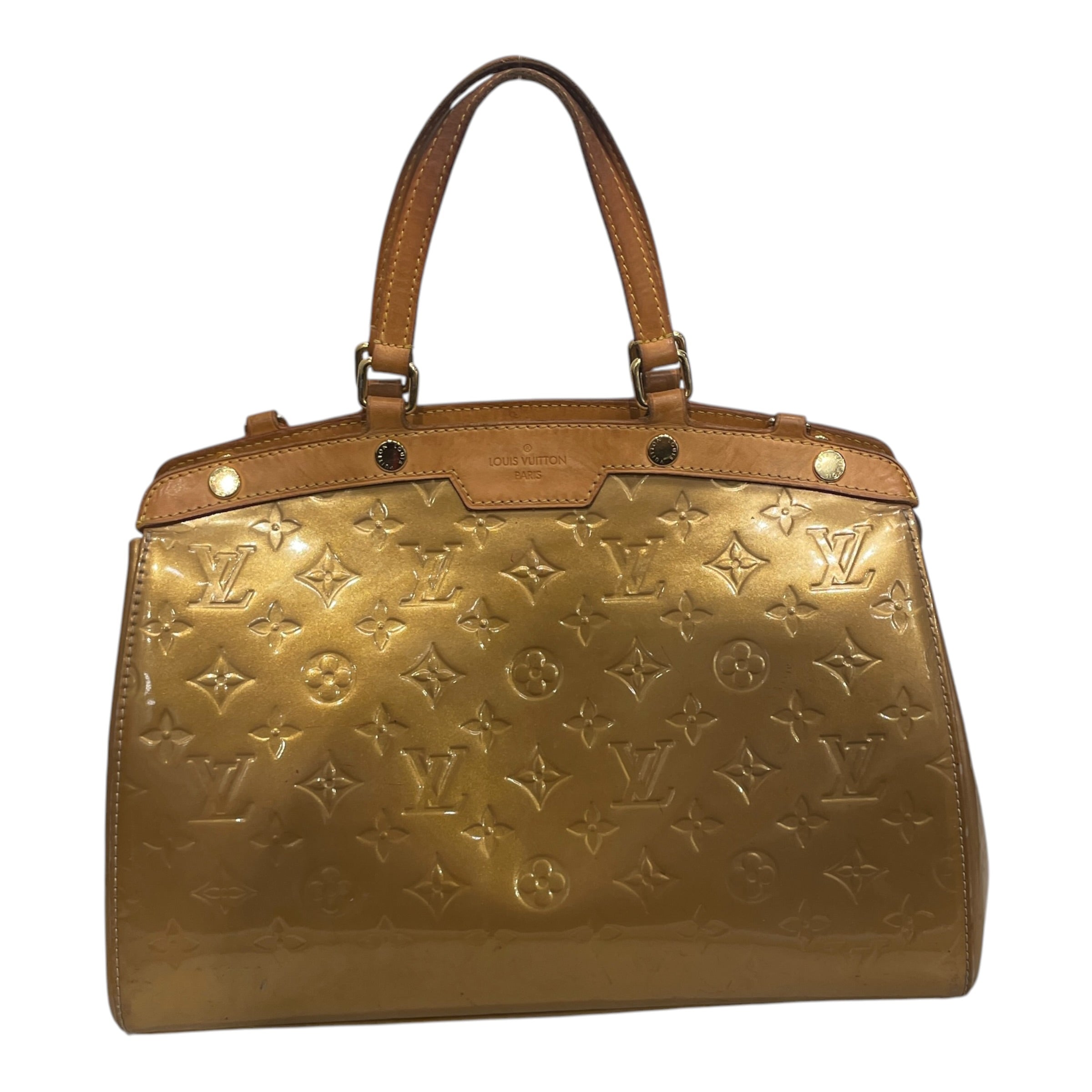 LOUIS VUITTON/Bag/Monogram/Leather/GLD/MM VERNIS BREA view 1