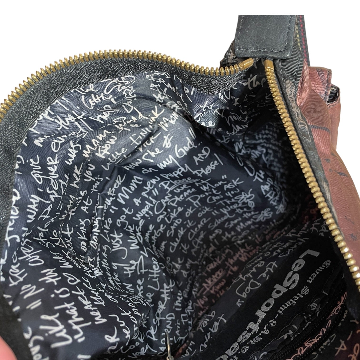 LESPORTSAC/L.A.M.B./Cross Body Bag/Nylon/BRD/Vintage 2004 Hella Hobo Bag view 6