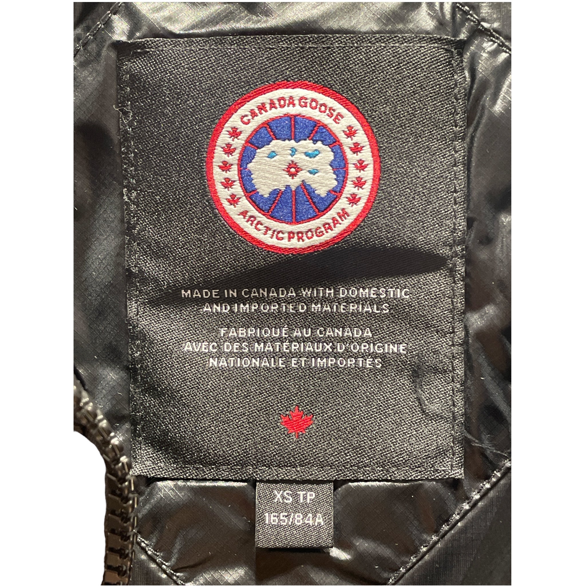 CANADA GOOSE/Puffer Vest/XS/Nylon/BLK/SHINY BLK PUFFER view 3