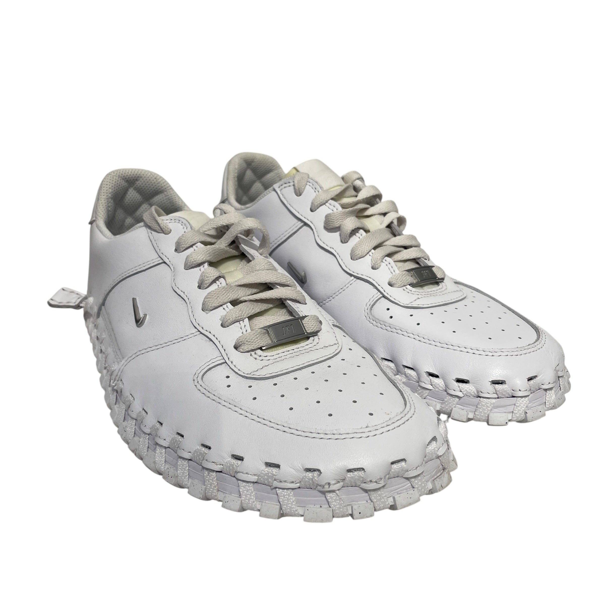 NIKE/JACQUEMUS/Low-Sneakers/US 8.5/Leather/WHT/af1 low view 1