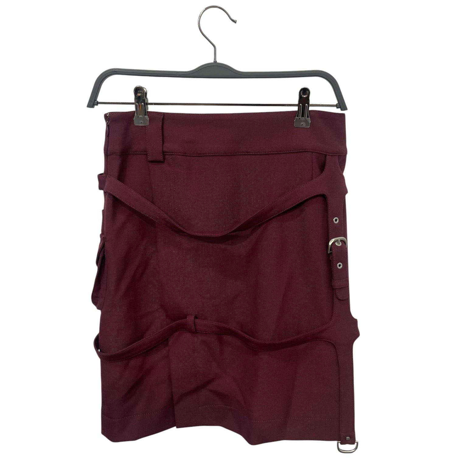 OFF-WHITE/Skirt/36/Cotton/BRD/cargo mid burgundy skirt view 2