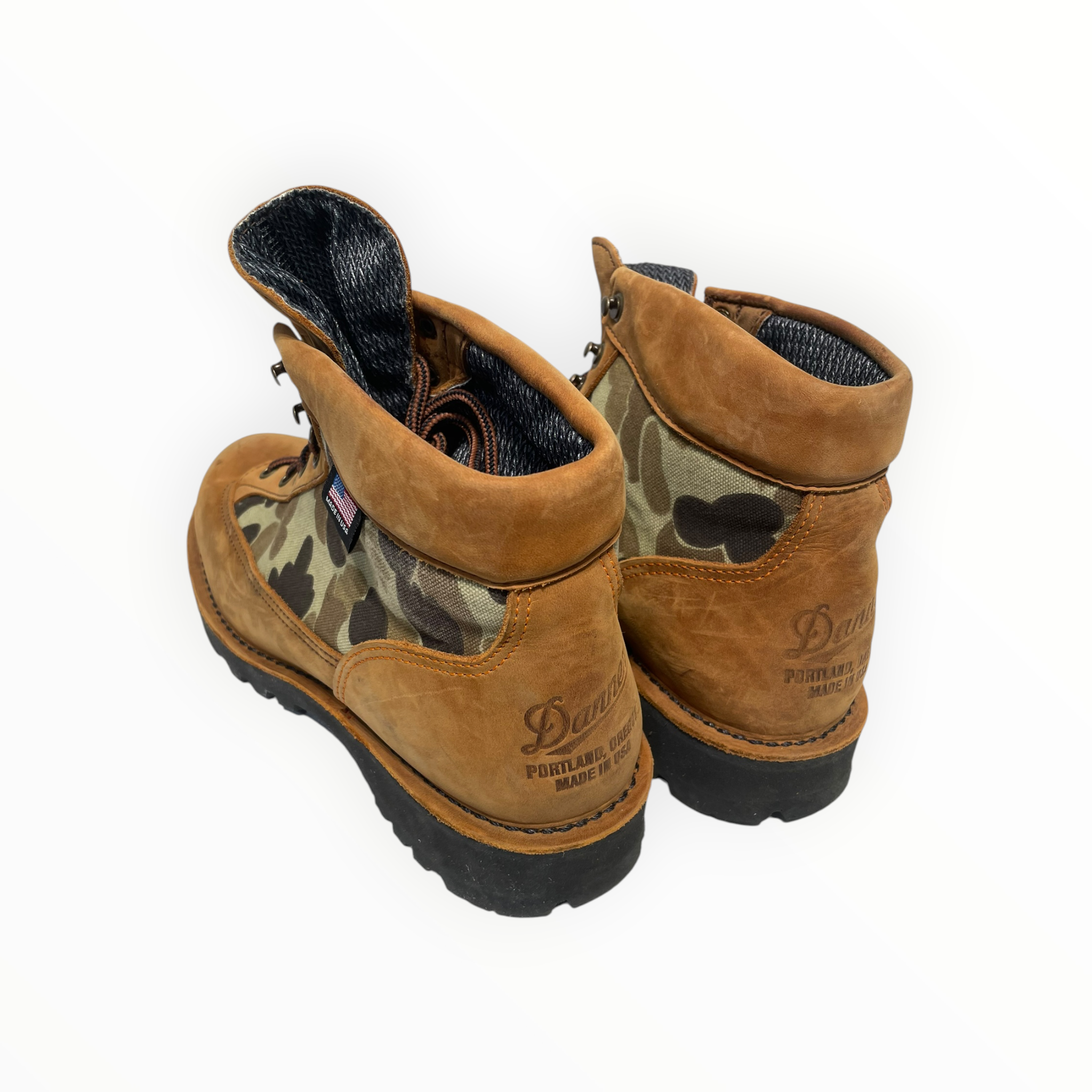 Danner/Lace Up Boots/US 8.5/Camouflage/Leather/BRW/ view 2