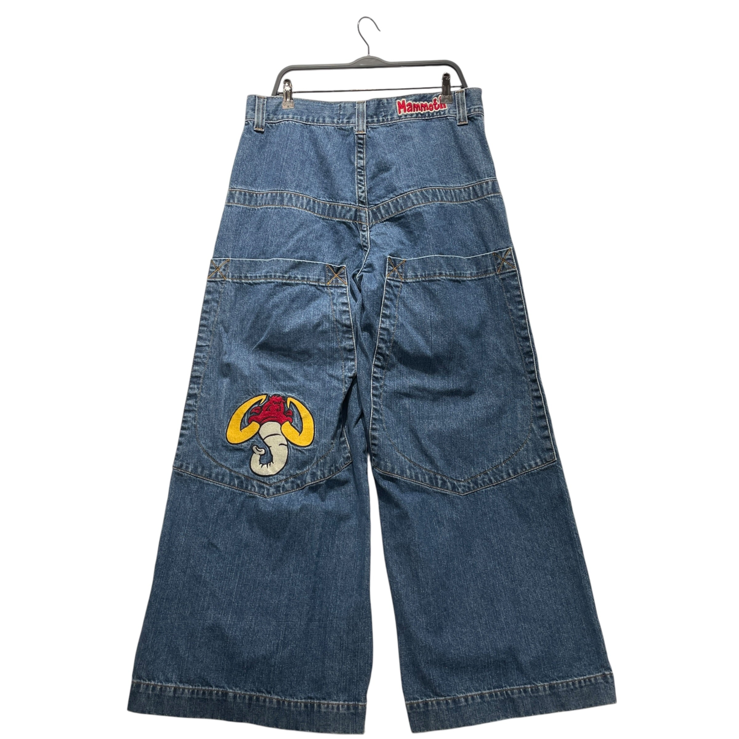 JNCO/Straight Pants/36/Denim/IDG/Graphic/MAMMOTH WIDE LEG view 2