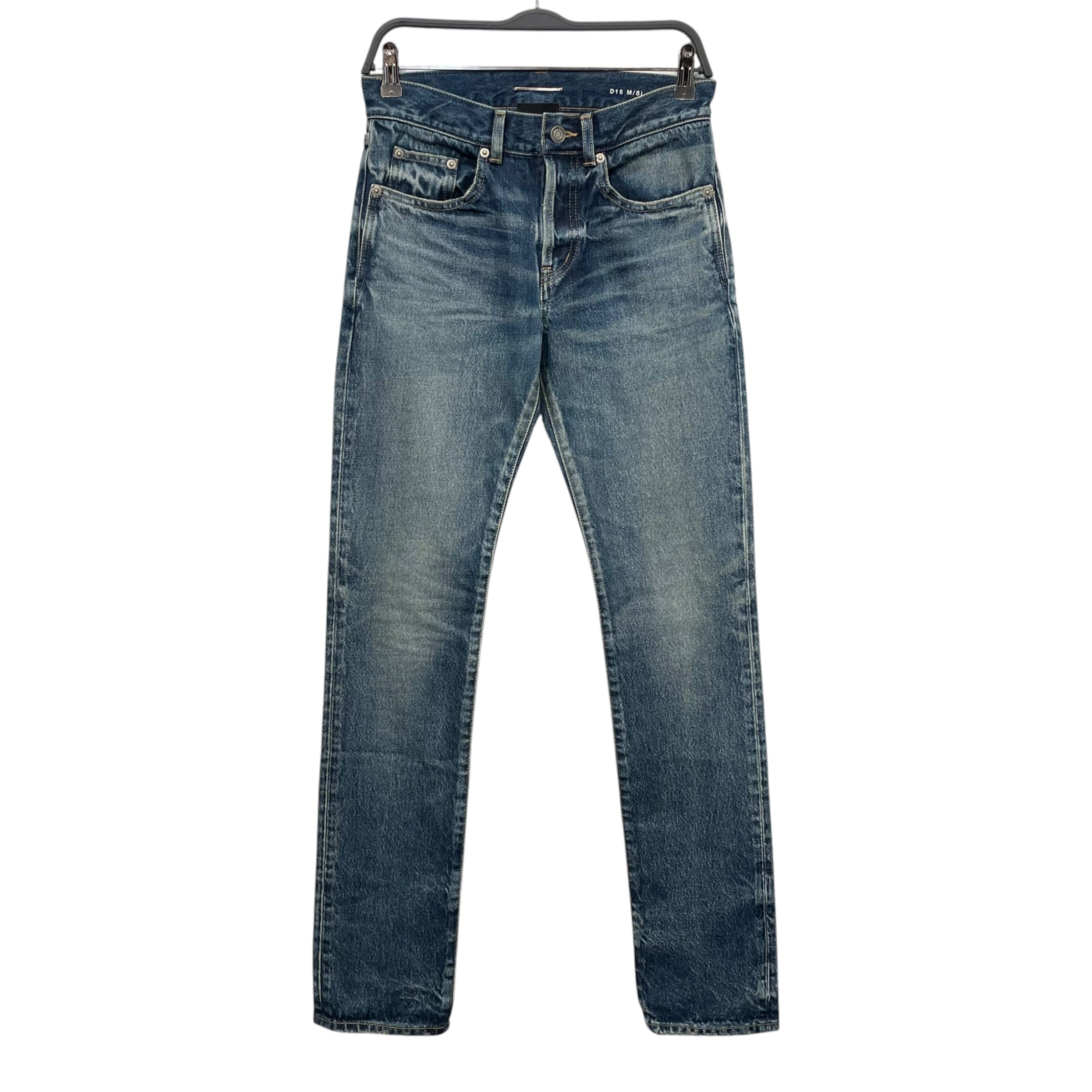 SAINT LAURENT/Skinny Pants/26/Cotton/BLU/Vintage Wash view 1