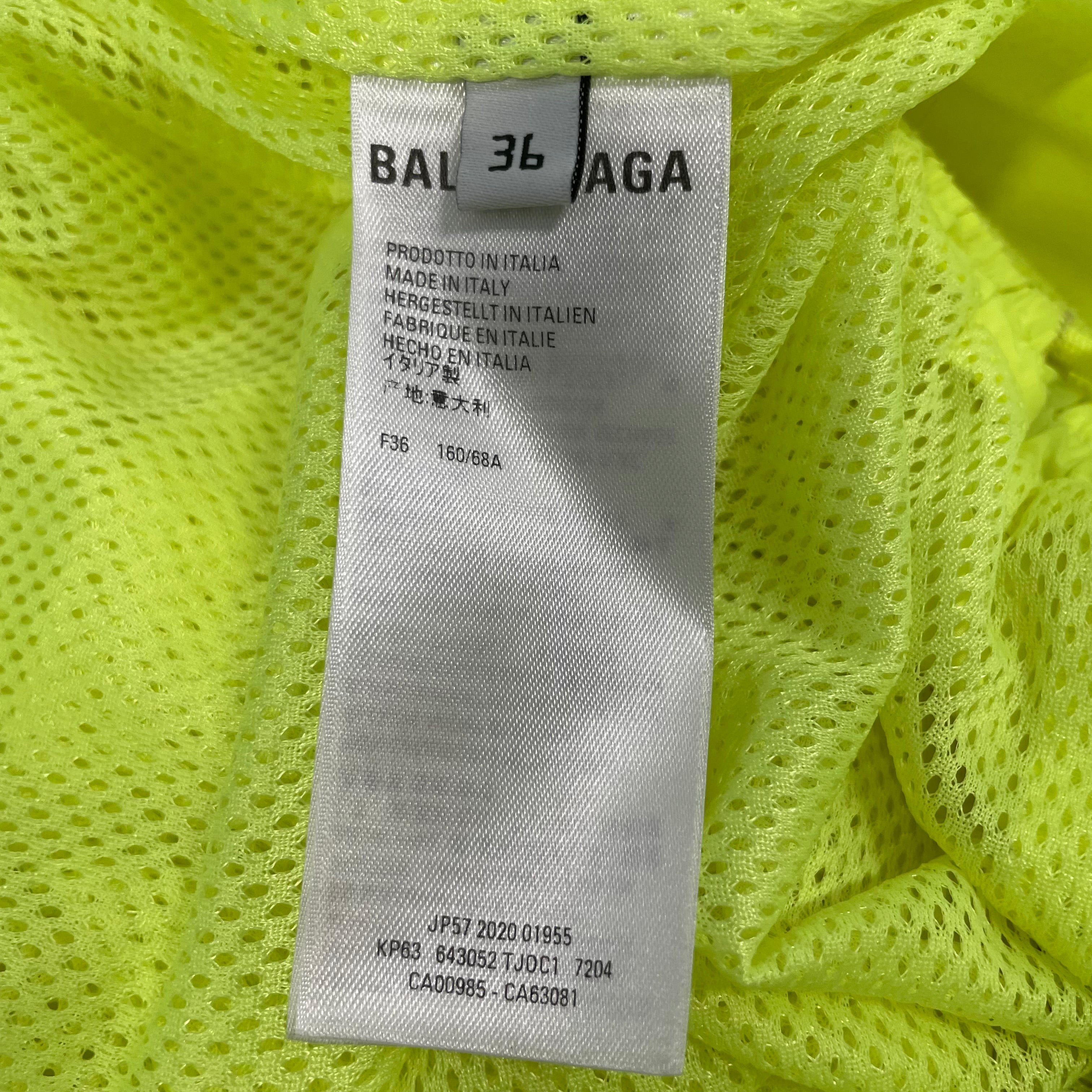 BALENCIAGA/Straight Pants/L/Acrylic/YEL/BALENCIAGA TRACK PANTS NEON view 4