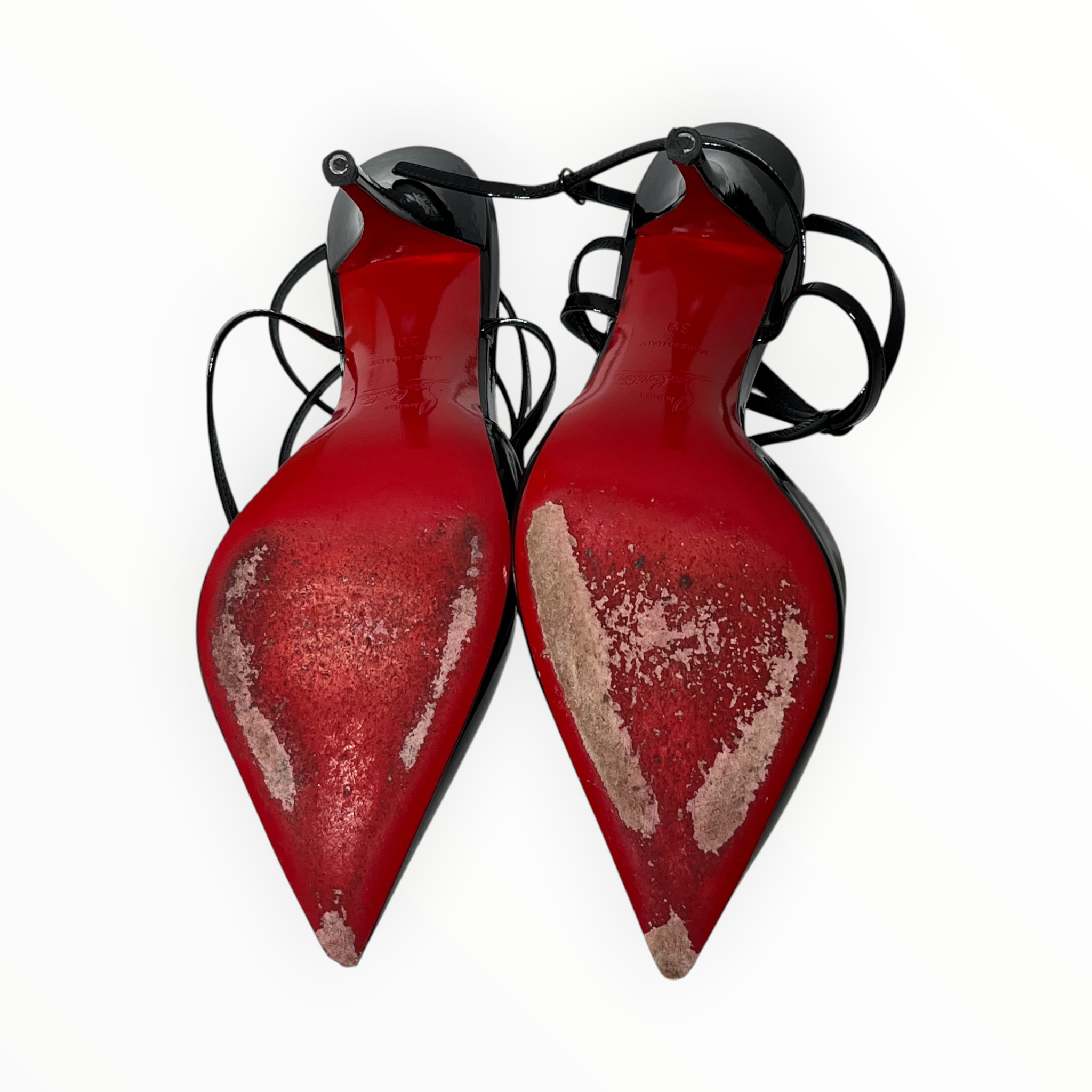 Christian Louboutin/Heels/US 9/Leather/BLK/Coxinelle T Bar Pumps view 5