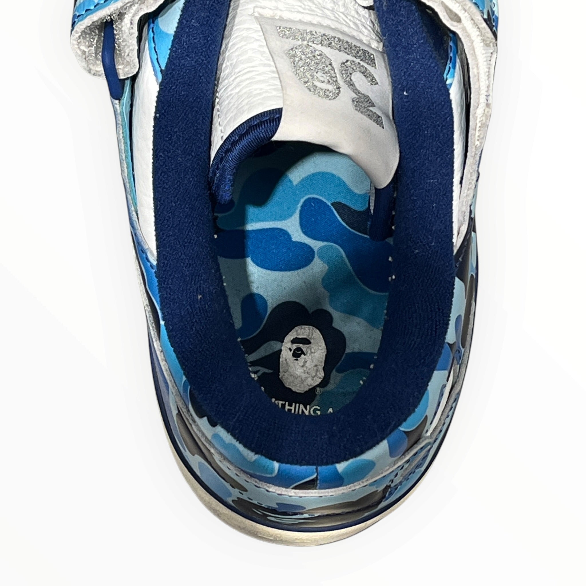 adidas/A BATHING APE/Low-Sneakers/US 12/Leather/BLU/FORUM 84 view 3