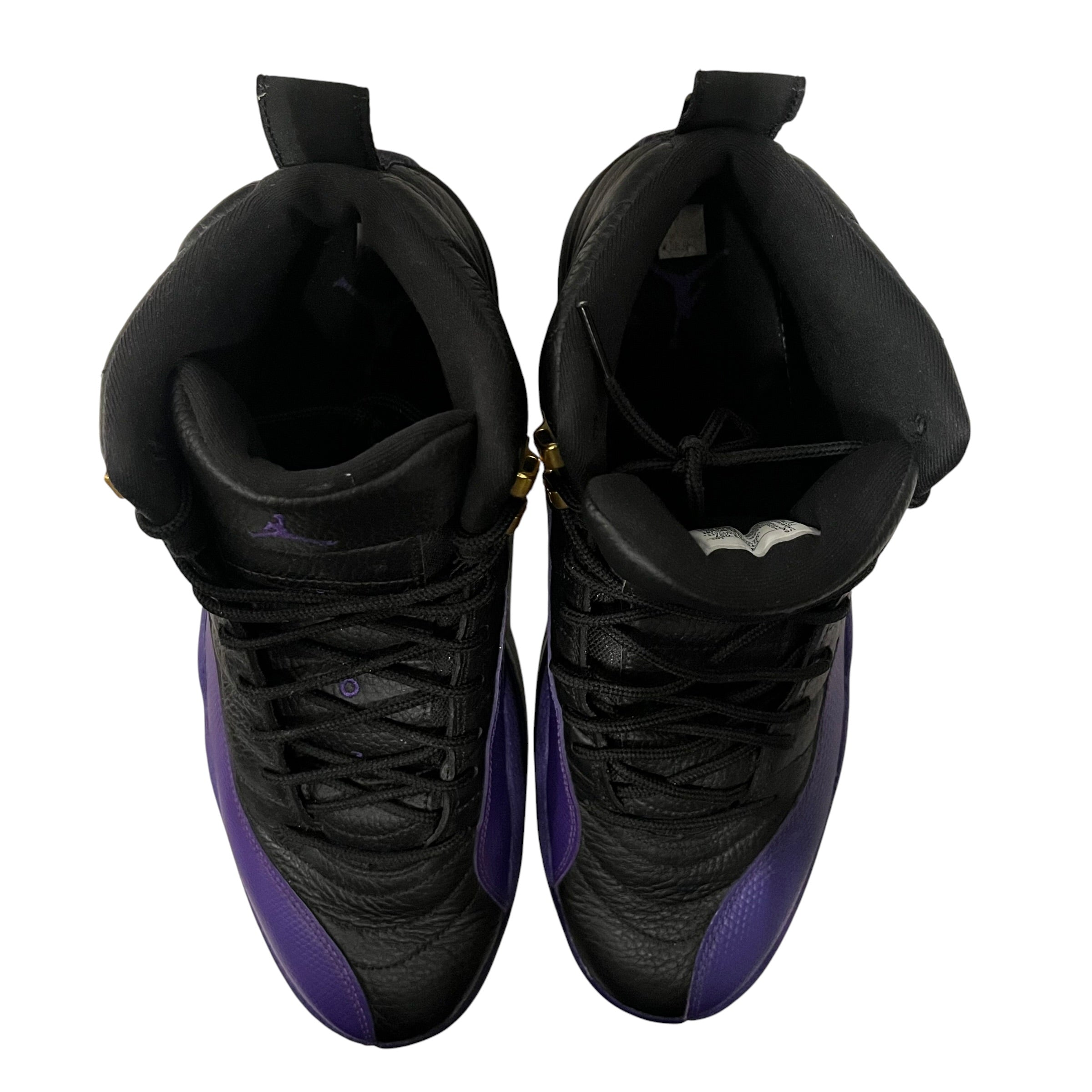 NIKE/Hi-Sneakers/US 12/Leather/PPL/aj12 field purple view 3