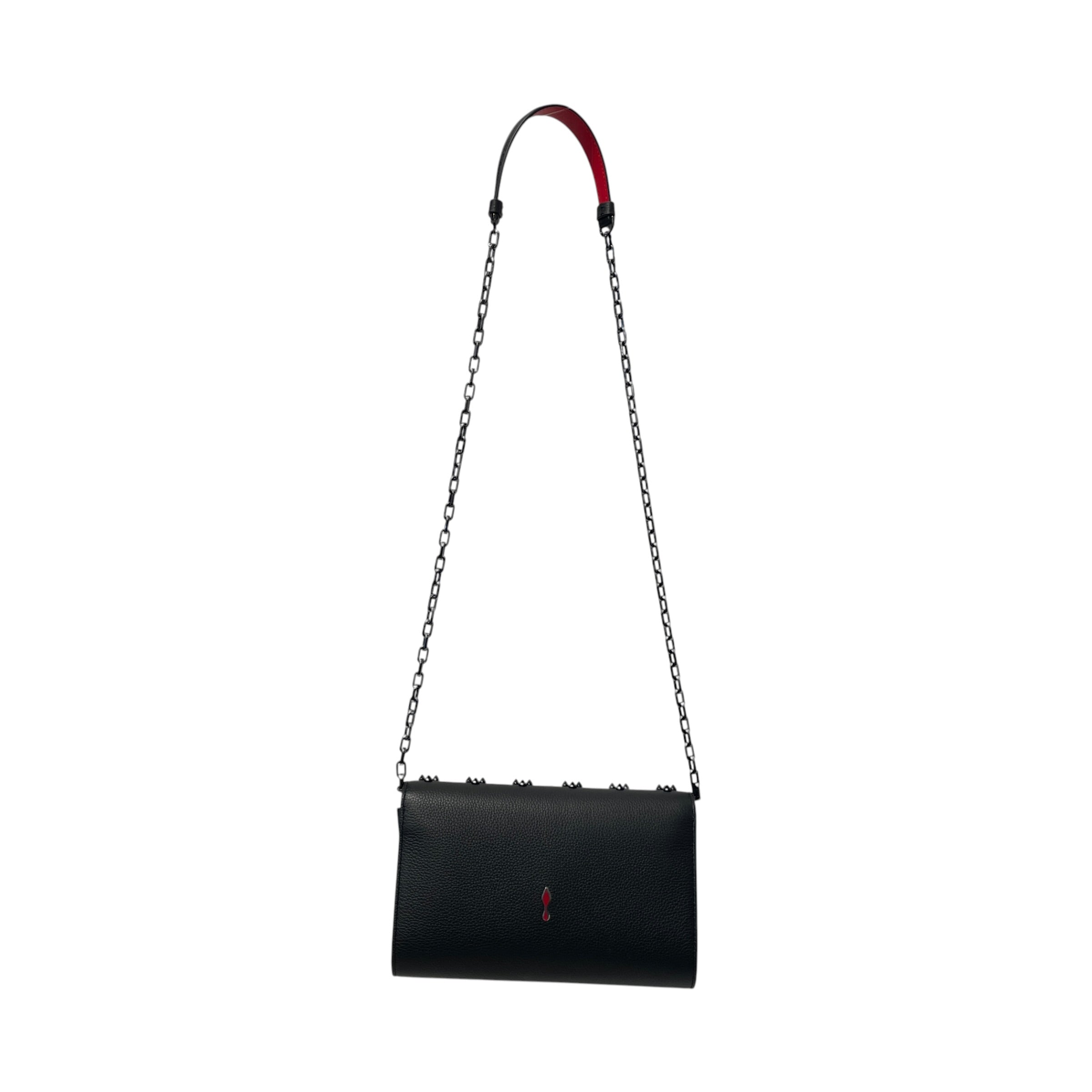 Christian Louboutin/Bag/Leather/BLK/Studded black hardware view 2