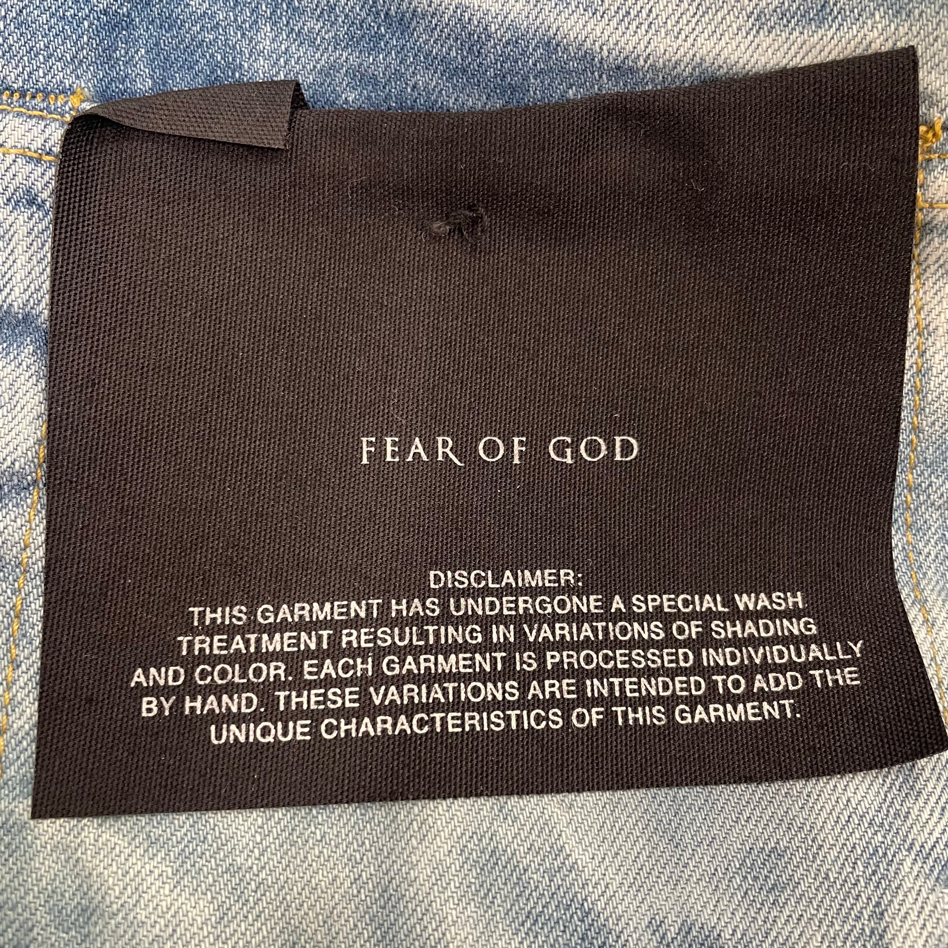 FEAR OF GOD/Skinny Pants/29/Cotton/BLU/Holy Water view 4
