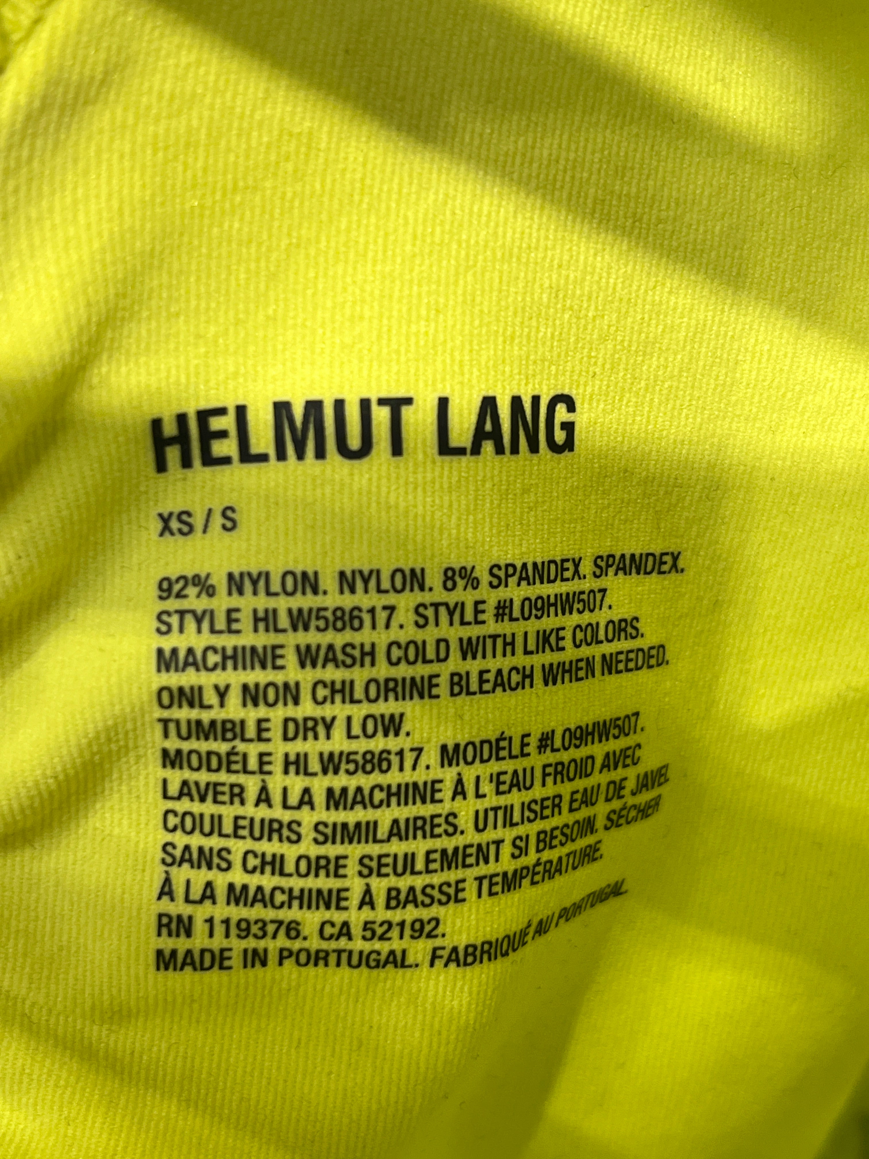 Helmut Lang/Blouse/XS/Nylon/GRN/ view 3