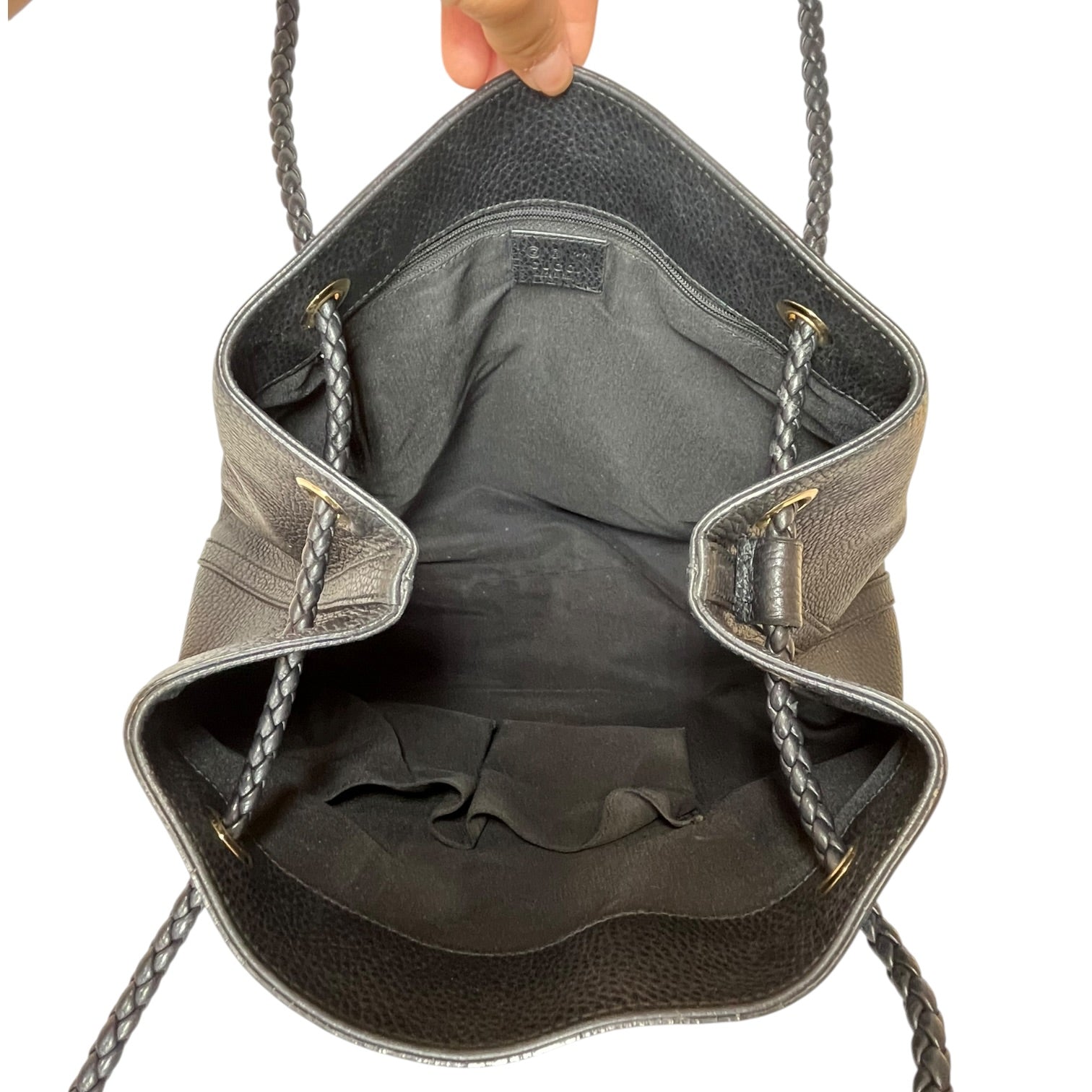 GUCCI/Tote Bag/Leather/BLK/GIFFORD view 7