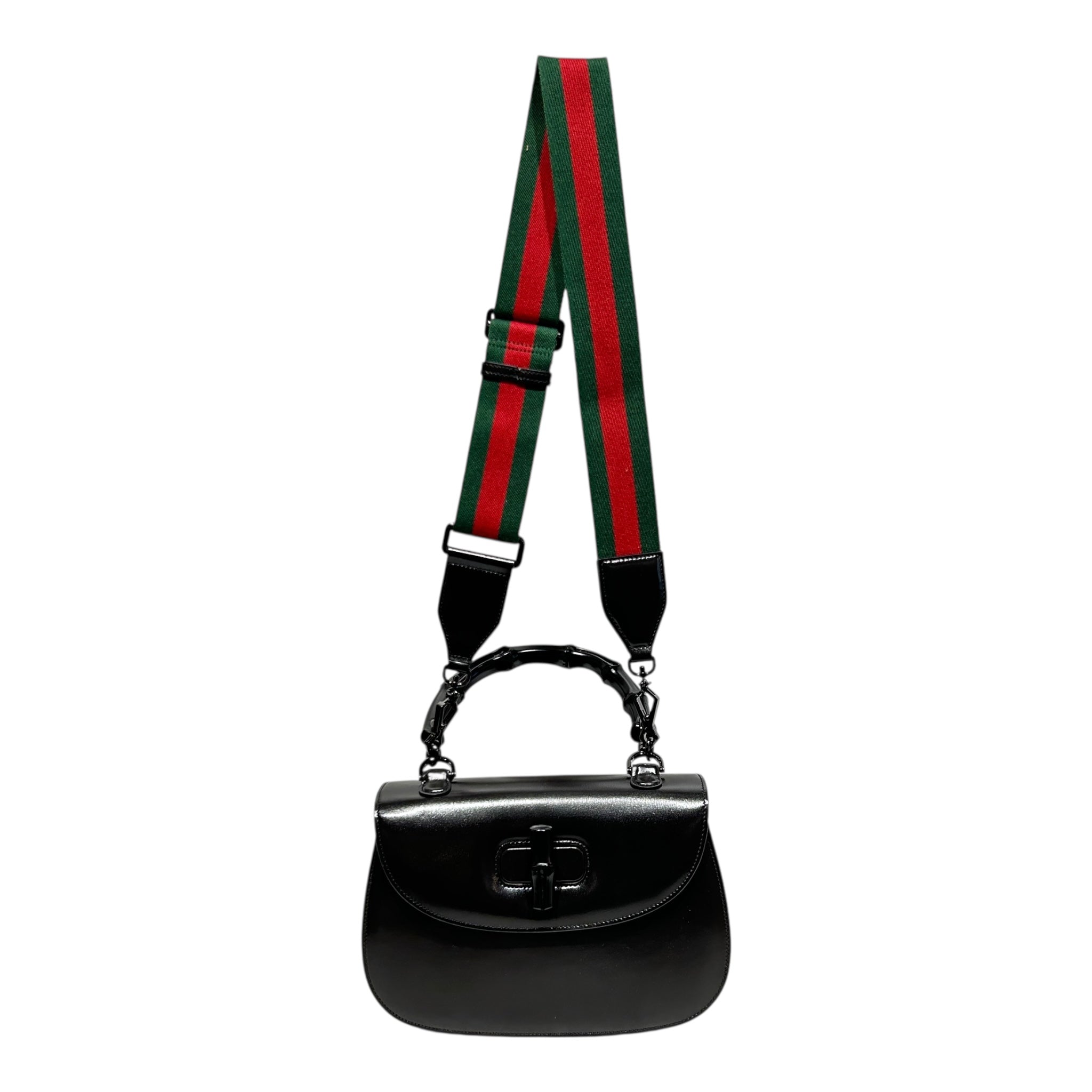 GUCCI/Bag/OS/Leather/BLK/1947 Bamboo Top Handle view 2