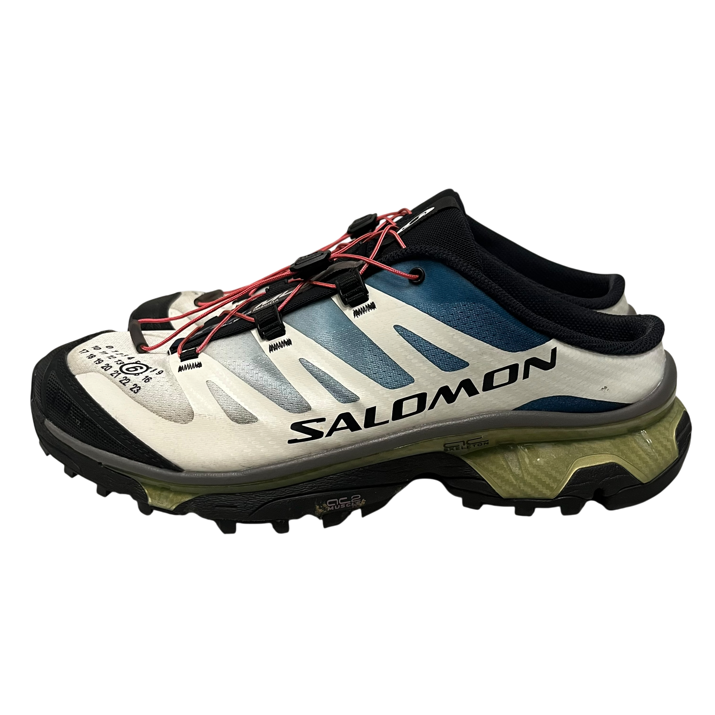 salomon/Maison Margiela/Low-Sneakers/US 11/All Over Print/Polyester/WHT/mule view 3