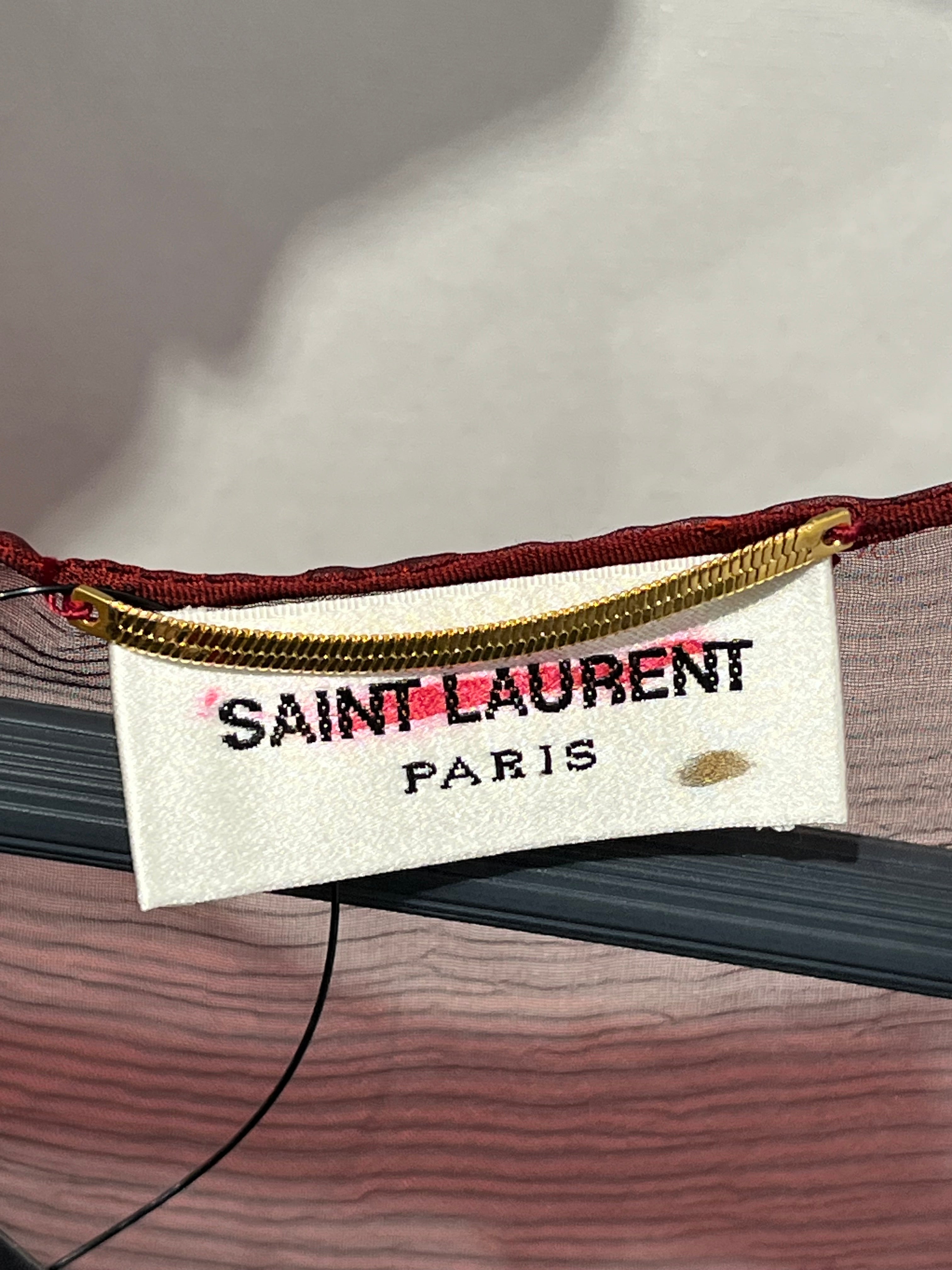 SAINT LAURENT/SL Blouse/36/Silk/BRD/BNWT BLOUSE SILK view 3