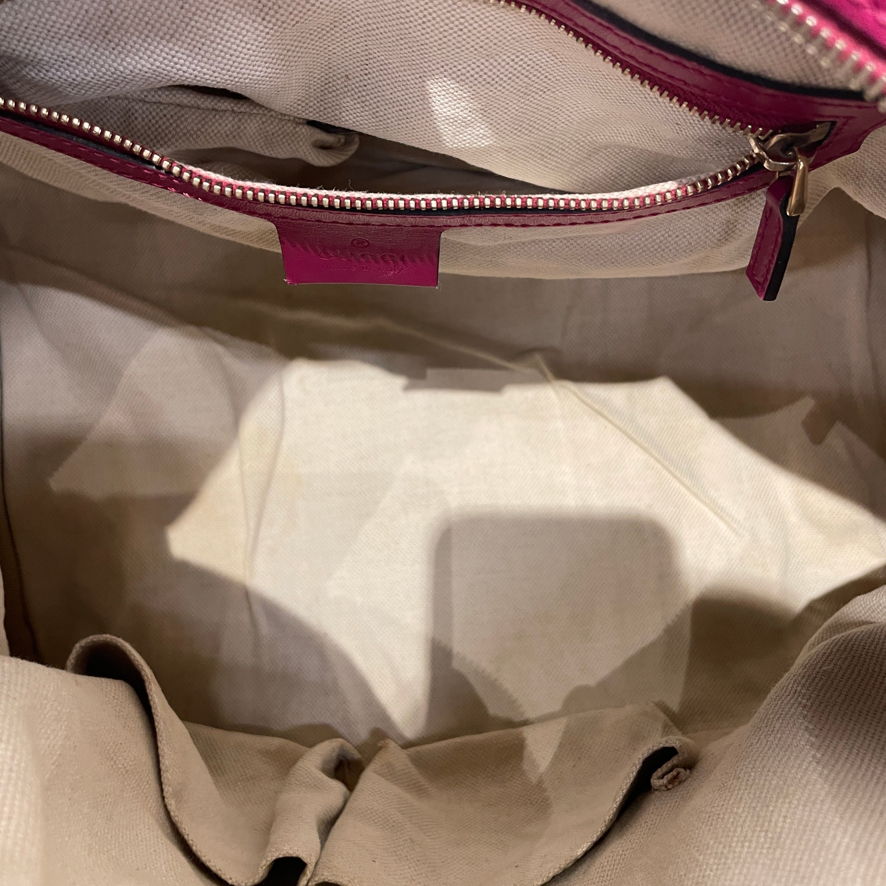 GUCCI/Hand Bag/Monogram/Cotton/PNK/joy boston view 6